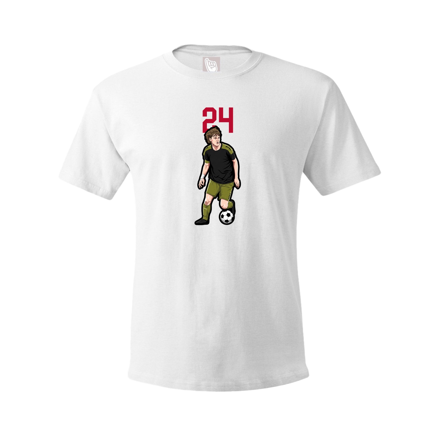 Tee — Number Top in White