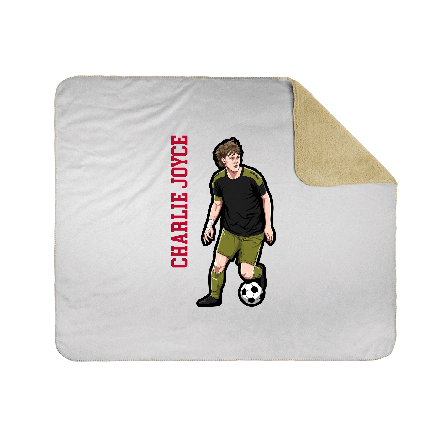 50x60 Sherpa Lined Throw Blanket