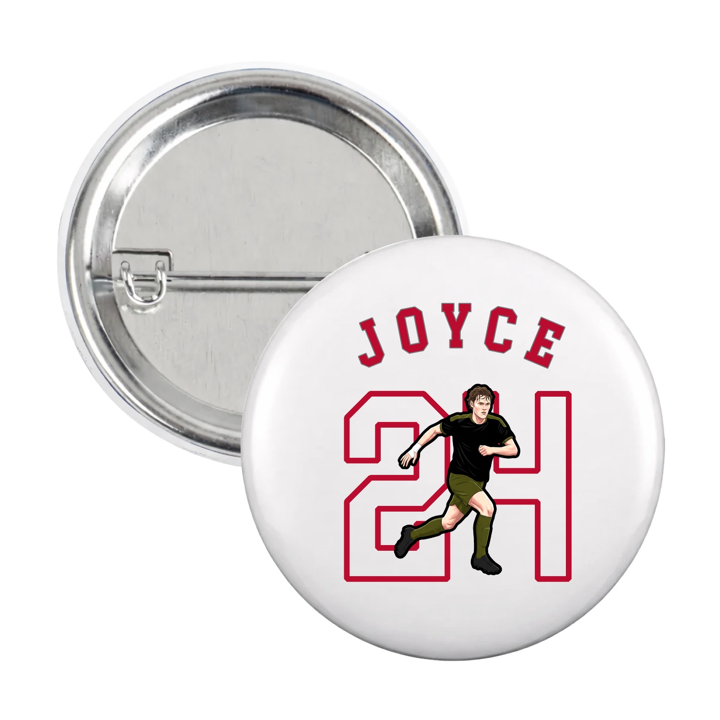 Game Day Button — Shirsey Arch in White