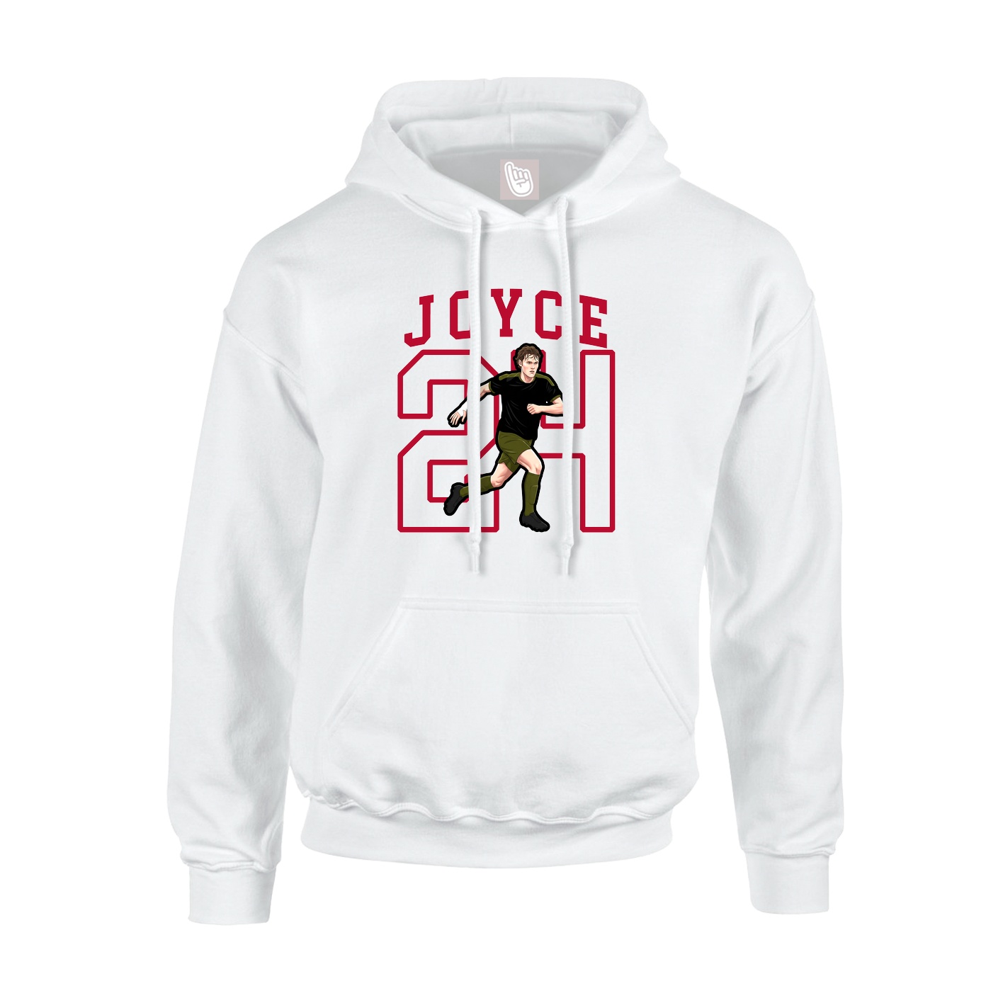 Hoodie — Shirsey in White