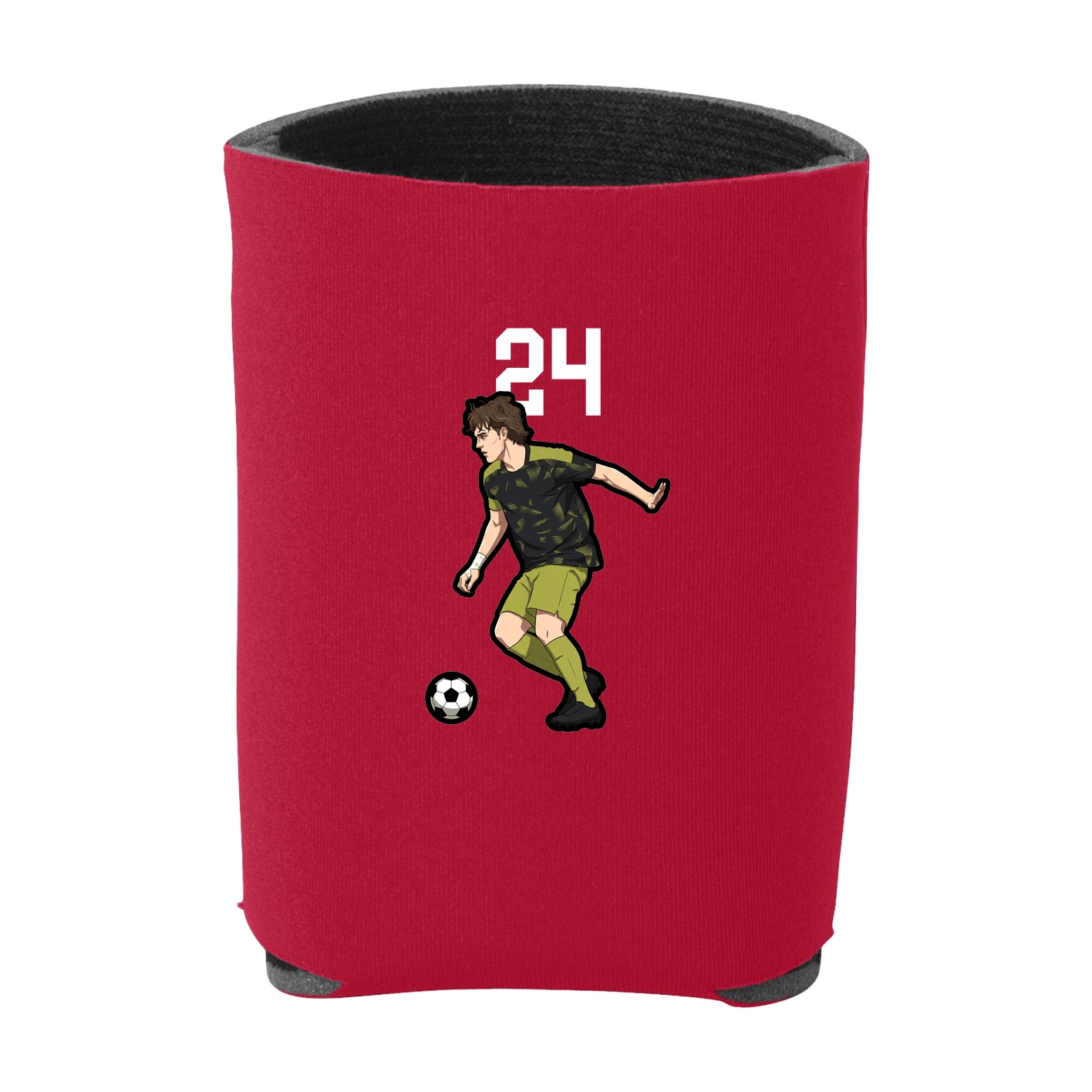 Can Holder — Number Top in Red