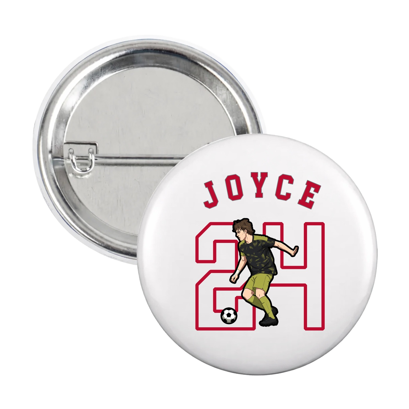 Game Day Button — Shirsey Arch in White