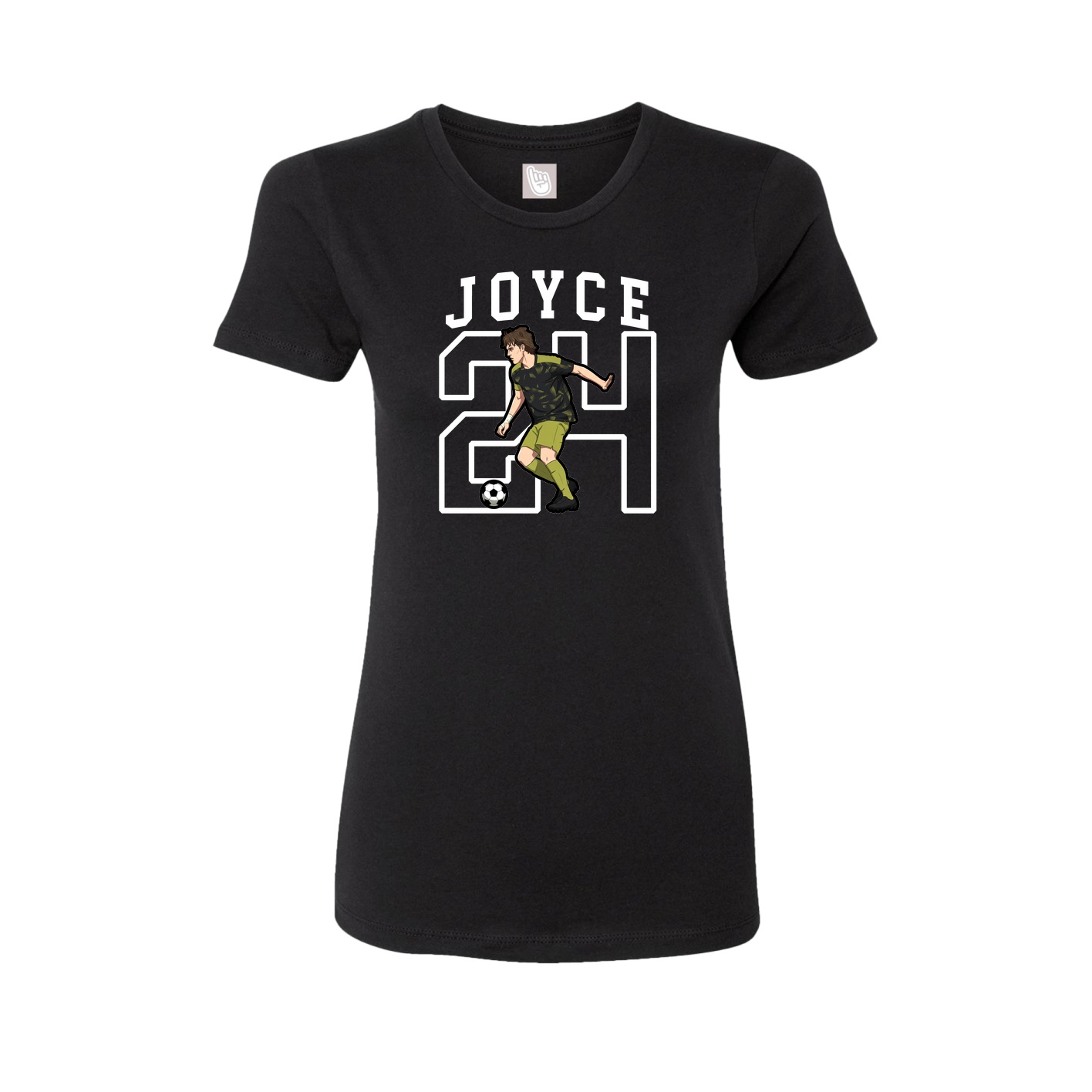 Fitted Women's Tee — Shirsey in Black