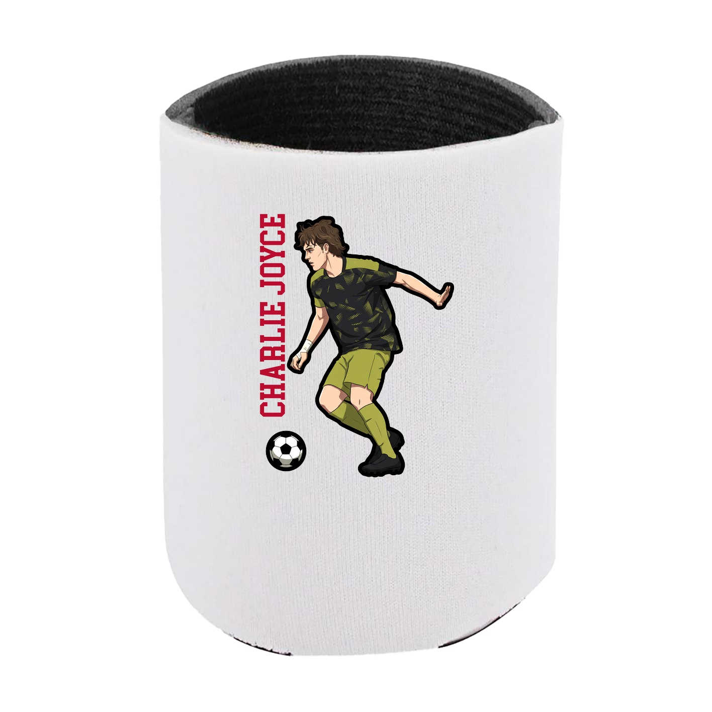 Can Holder — Name Vertical in White