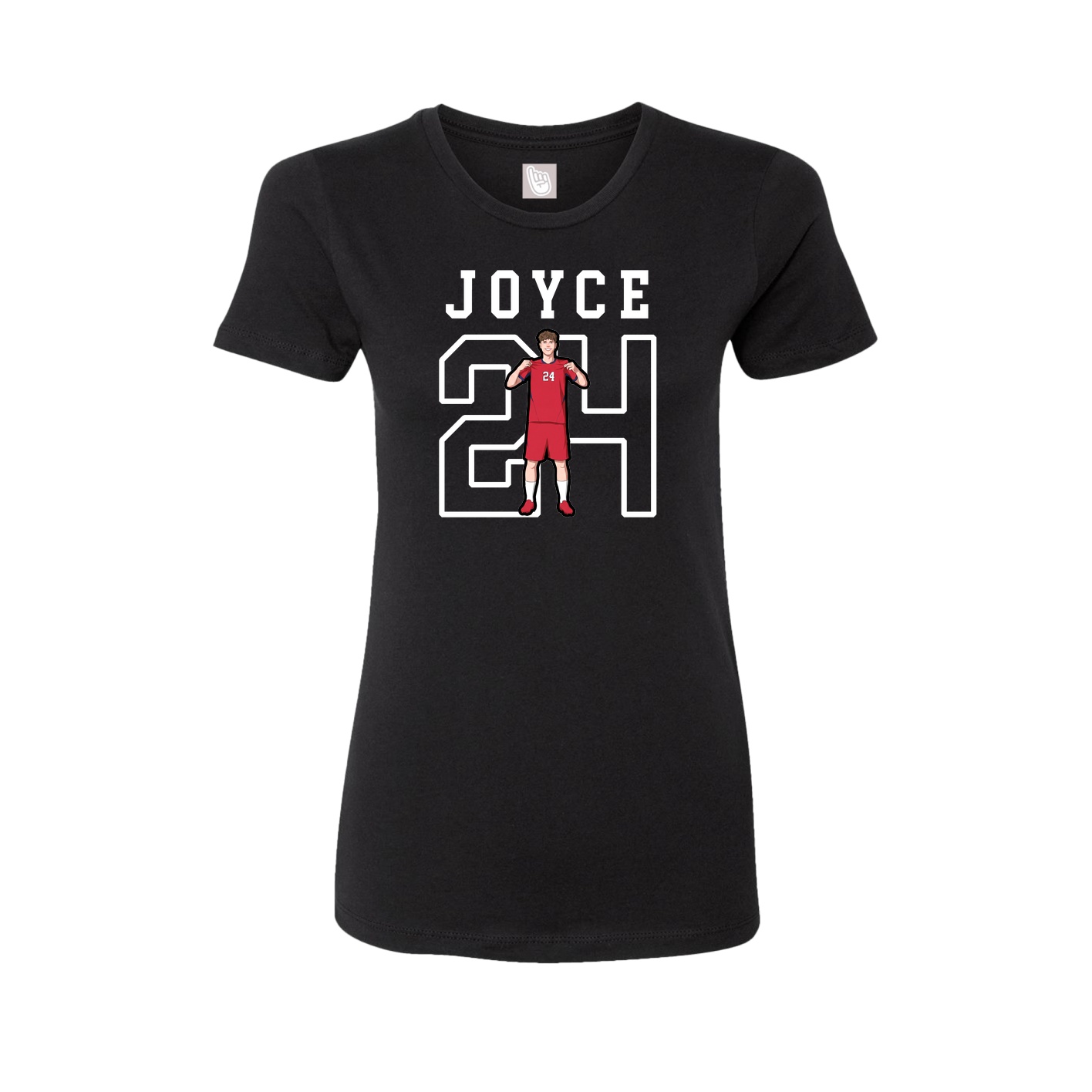 Fitted Women's Tee — Shirsey in Black