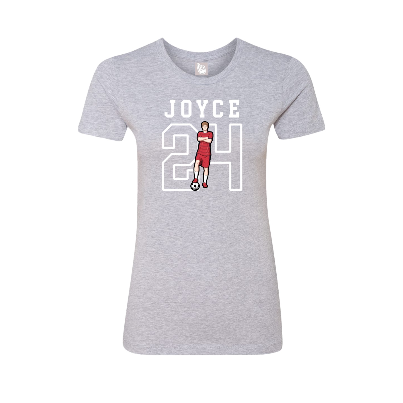 Fitted Women's Tee — Shirsey in Grey