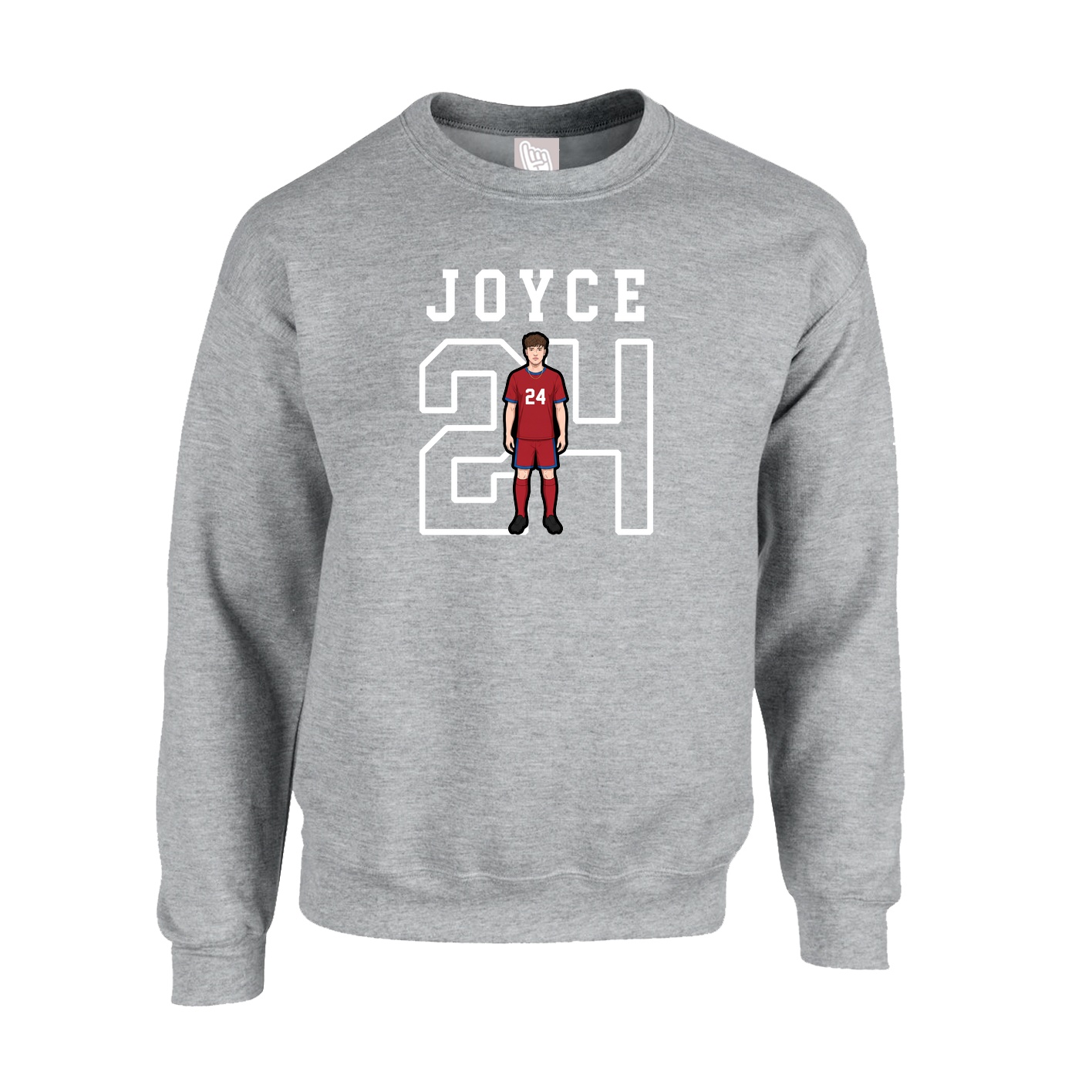 Fleece Crew — Shirsey in Grey