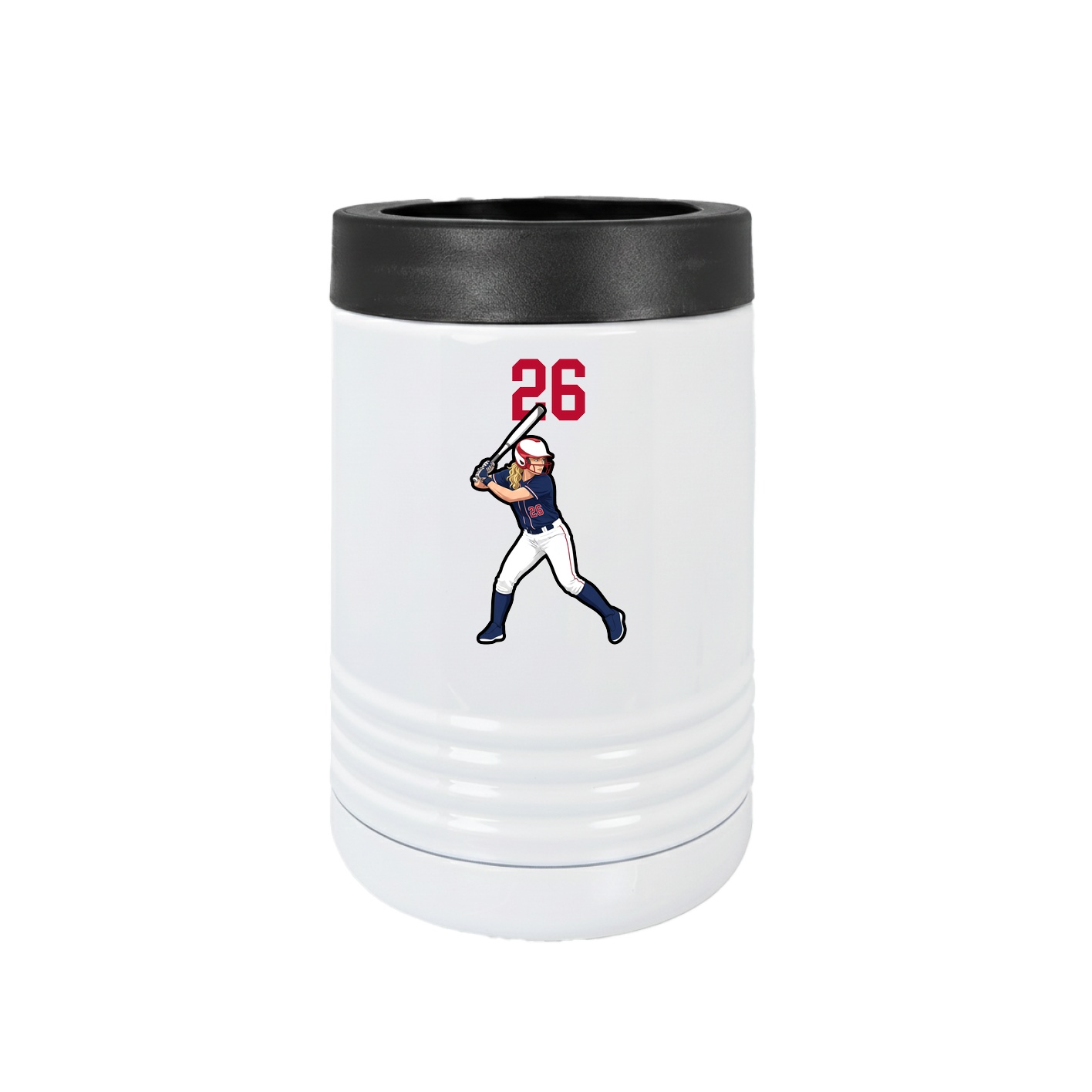 Beverage Holder — Number Top in White