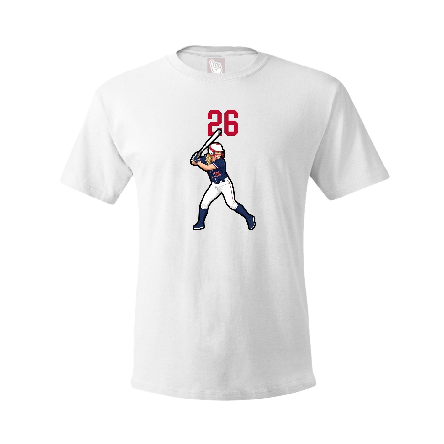 Tee — Number Top in White