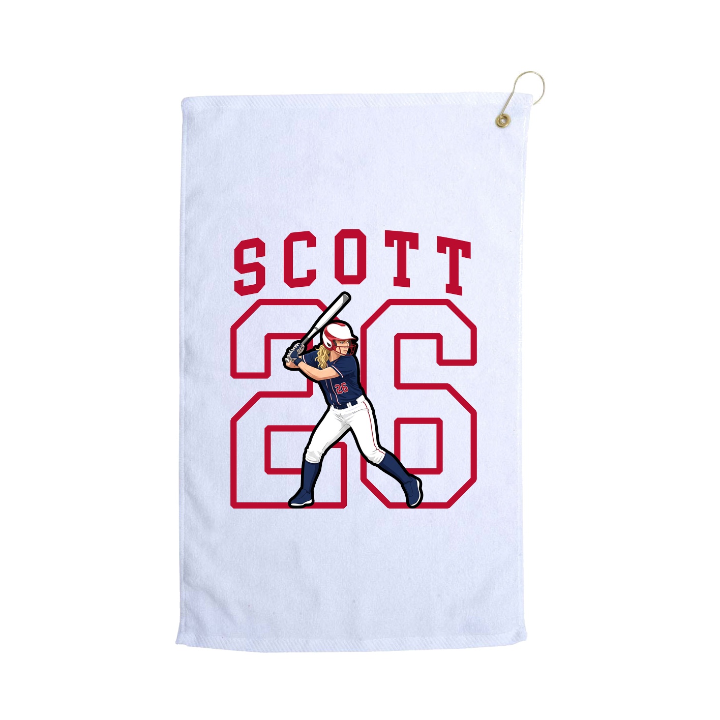 Golf Towel — Shirsey in White