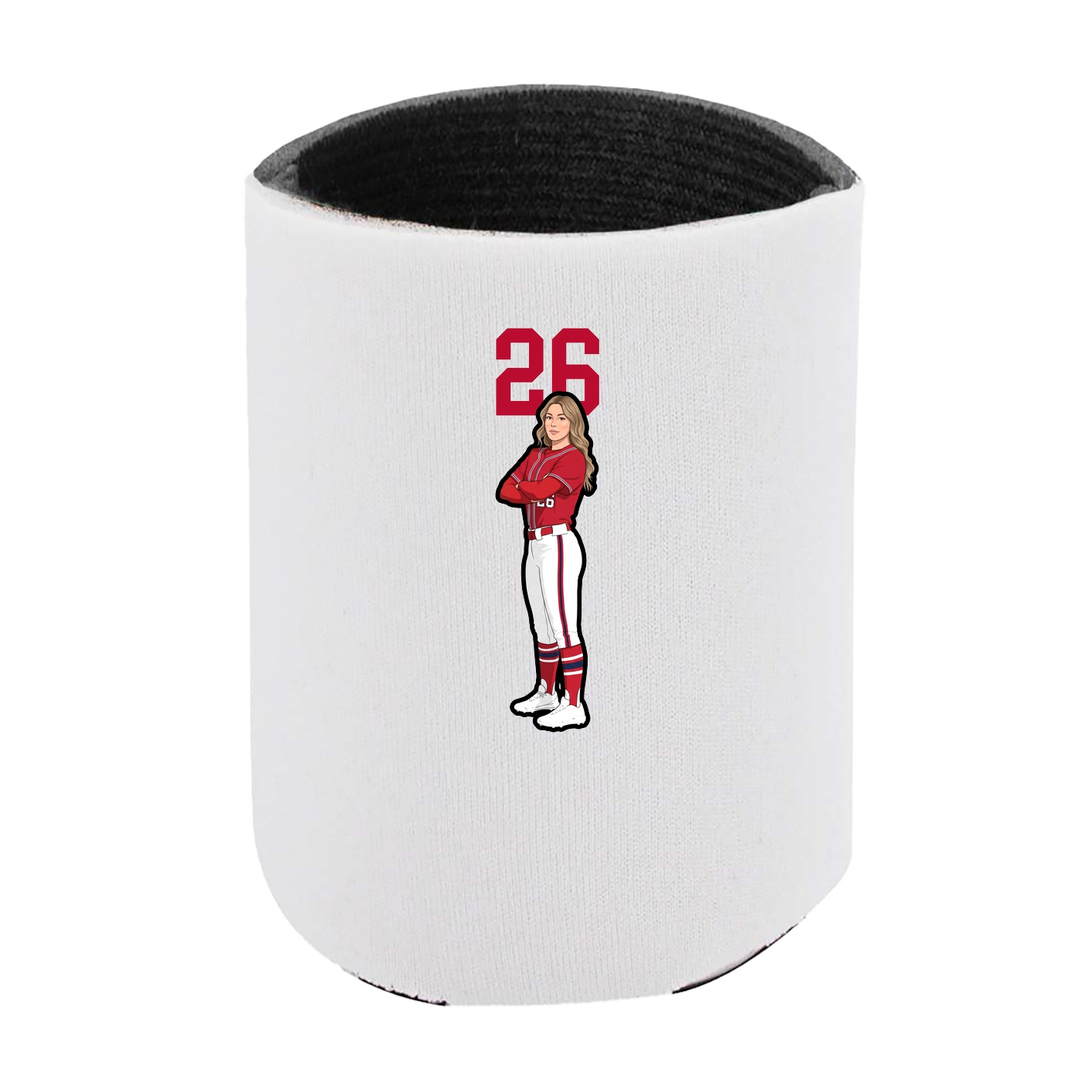 Can Holder — Number Top in White