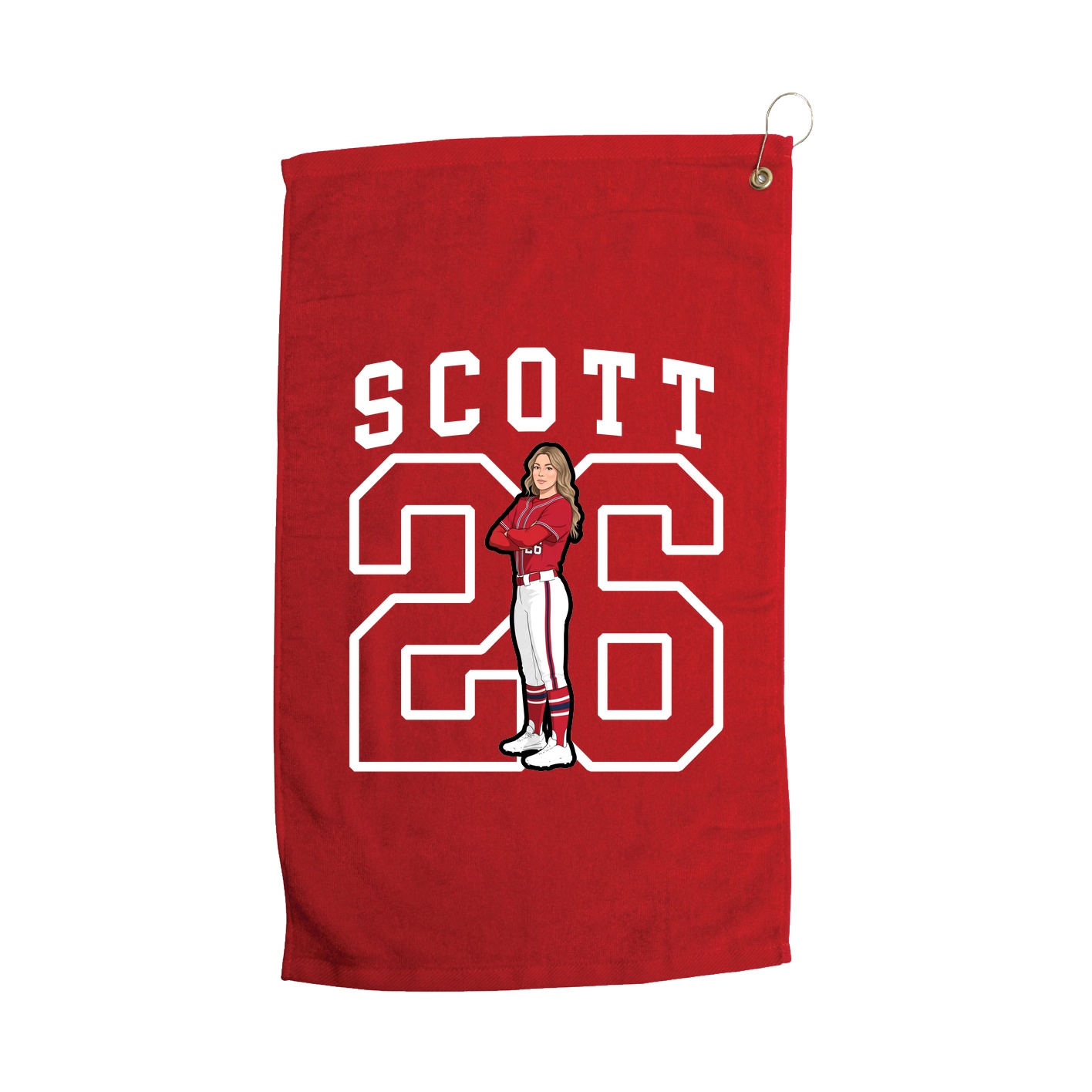 Golf Towel — Shirsey in Red