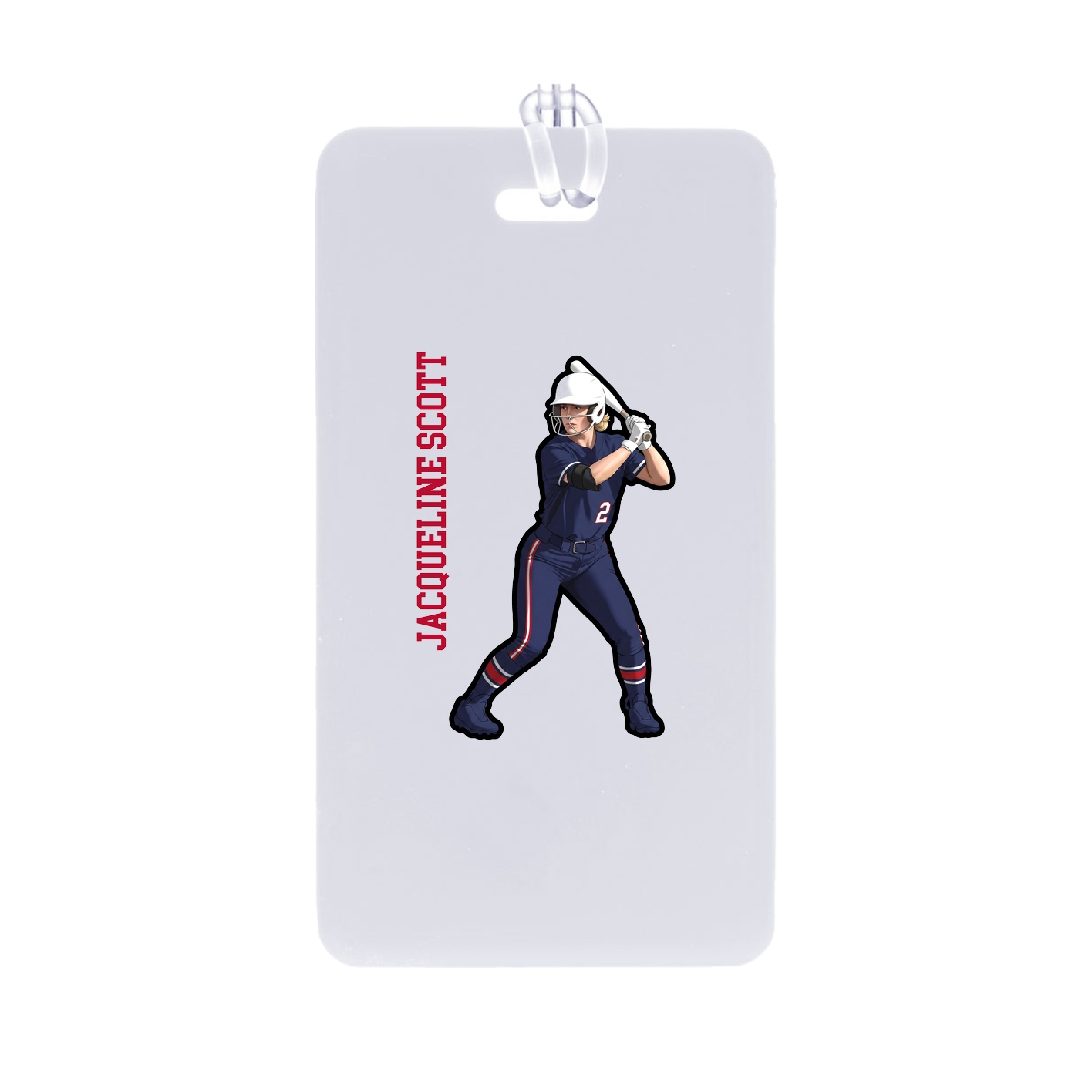 Bag Tag — Name Vertical in Classic
