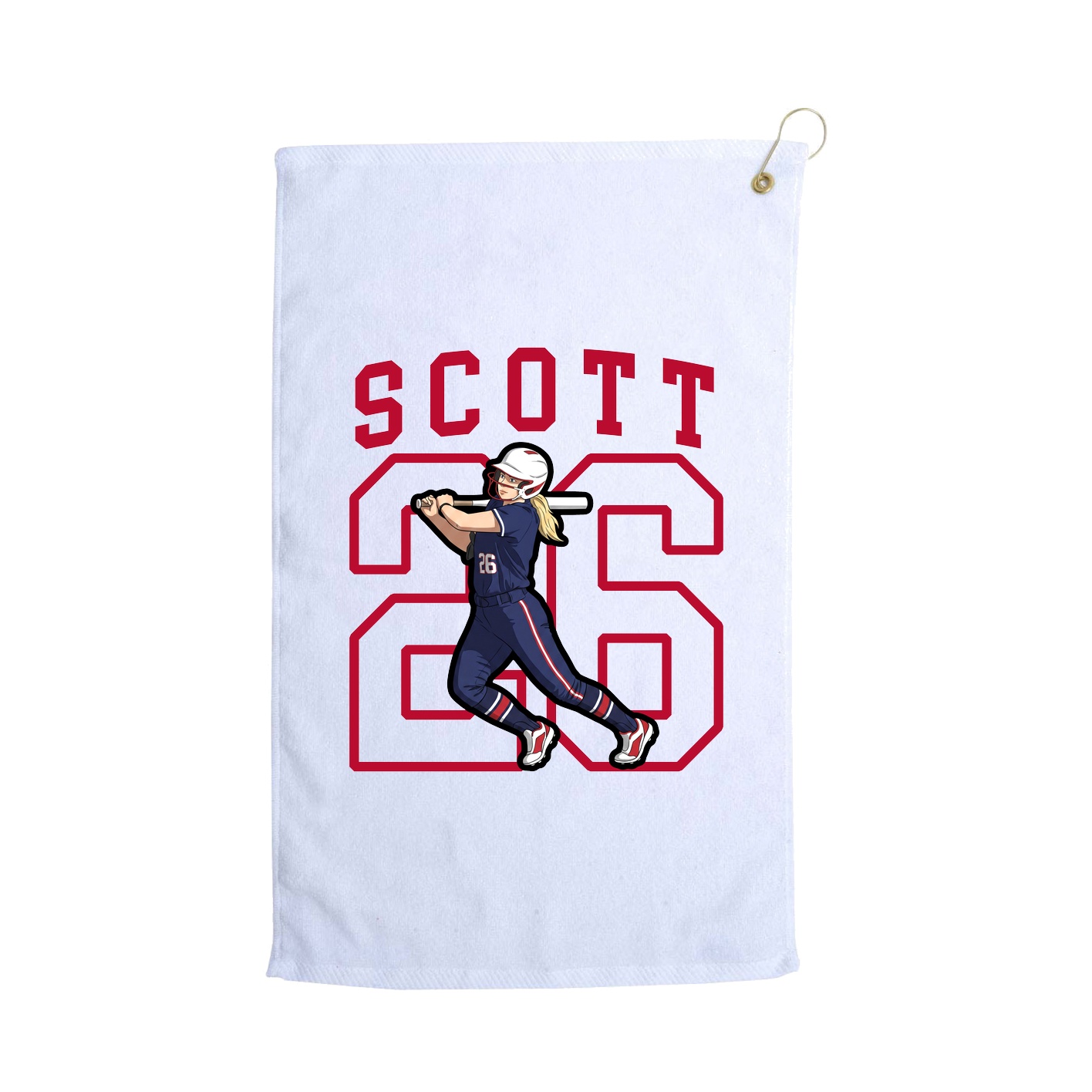 Golf Towel — Shirsey in White