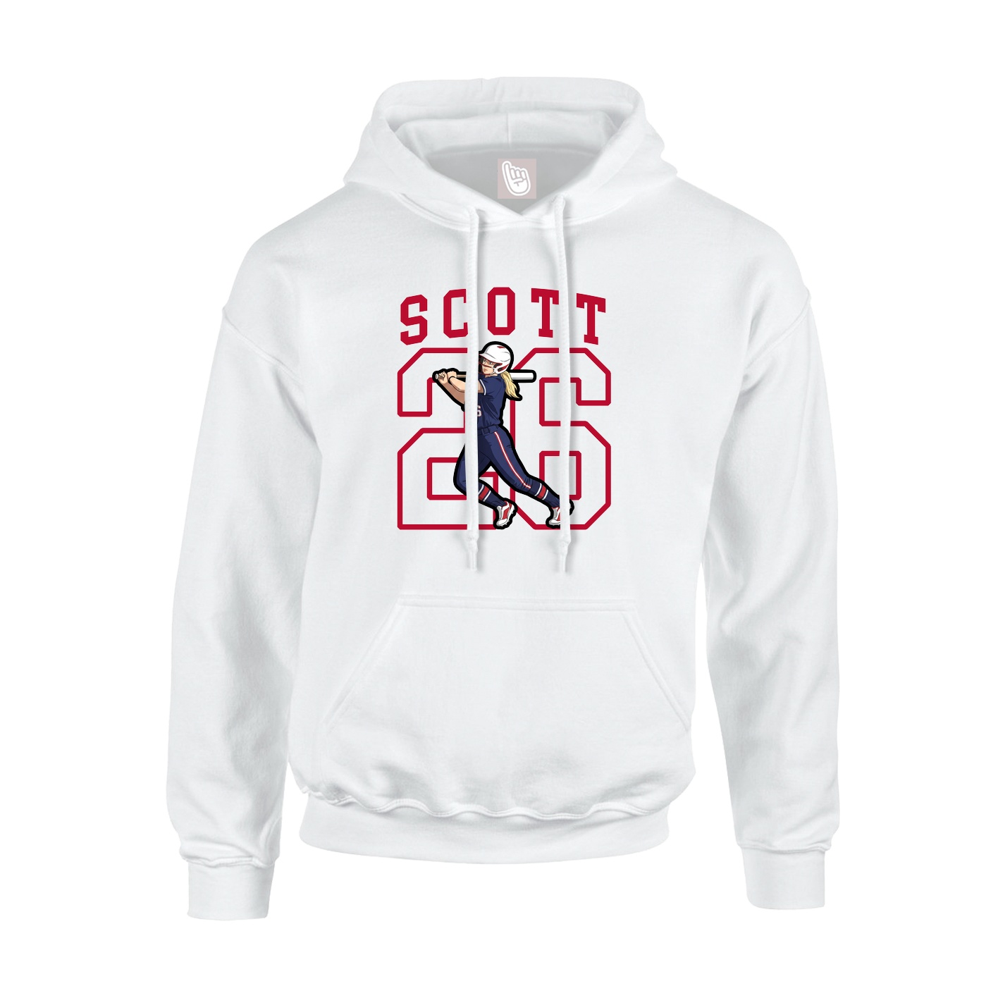 Hoodie — Shirsey in White