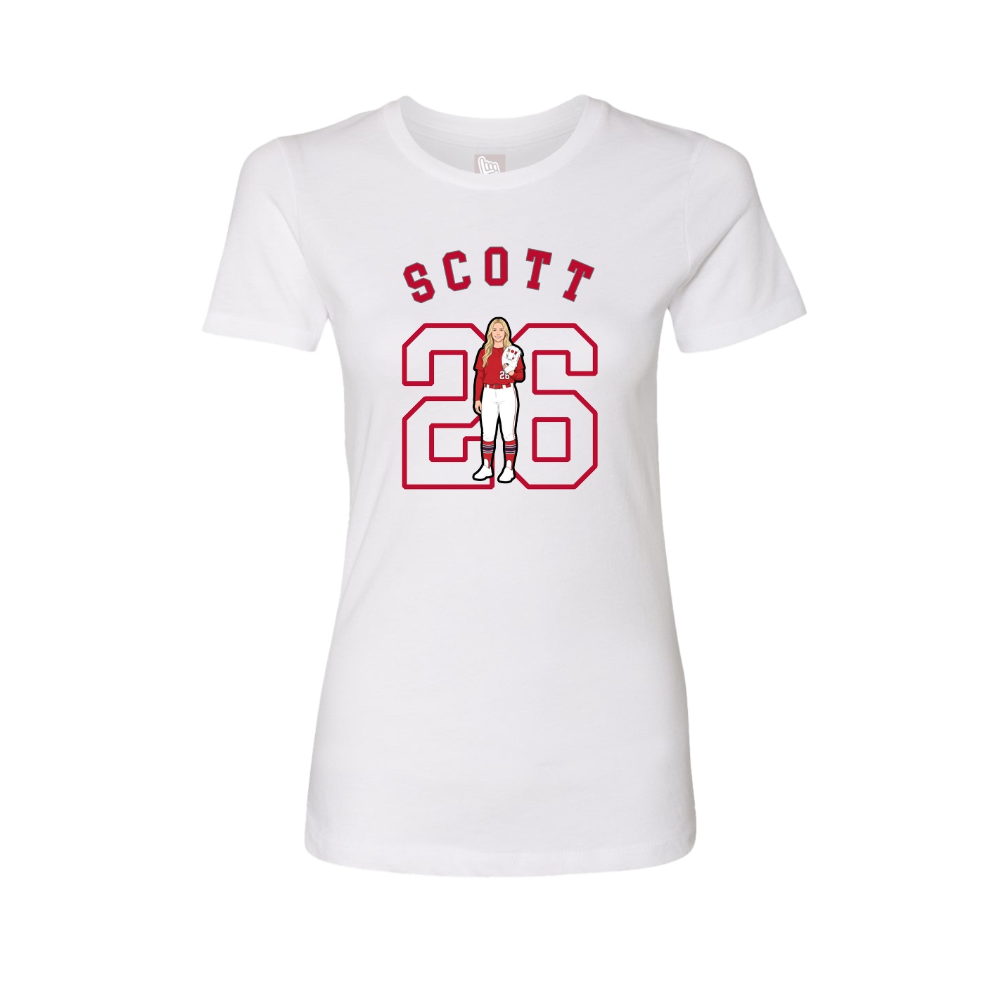 Womens Tee — Shirsey Arch in White