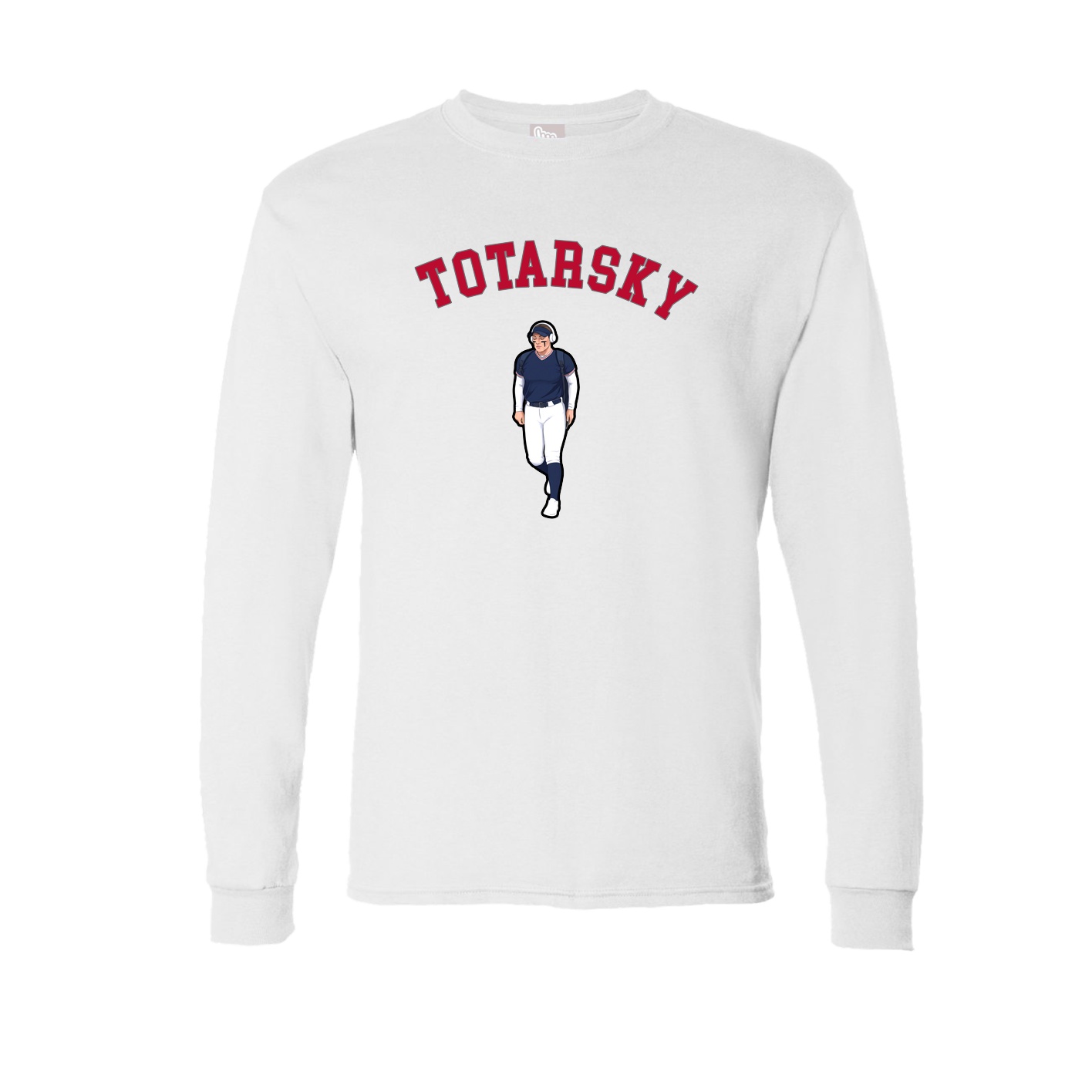 Long Sleeve Tee — Shirsey Arch in White