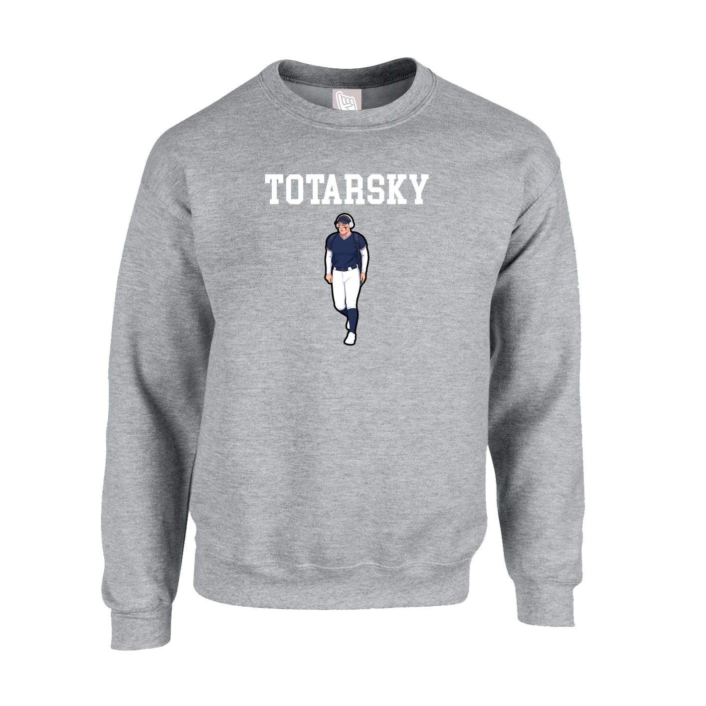 Fleece Crew — Shirsey in Grey