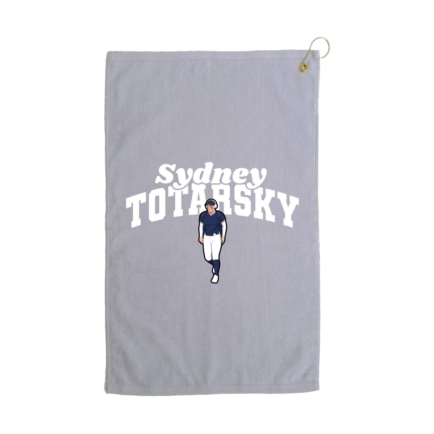 Golf Towel — Signature Arch in Grey