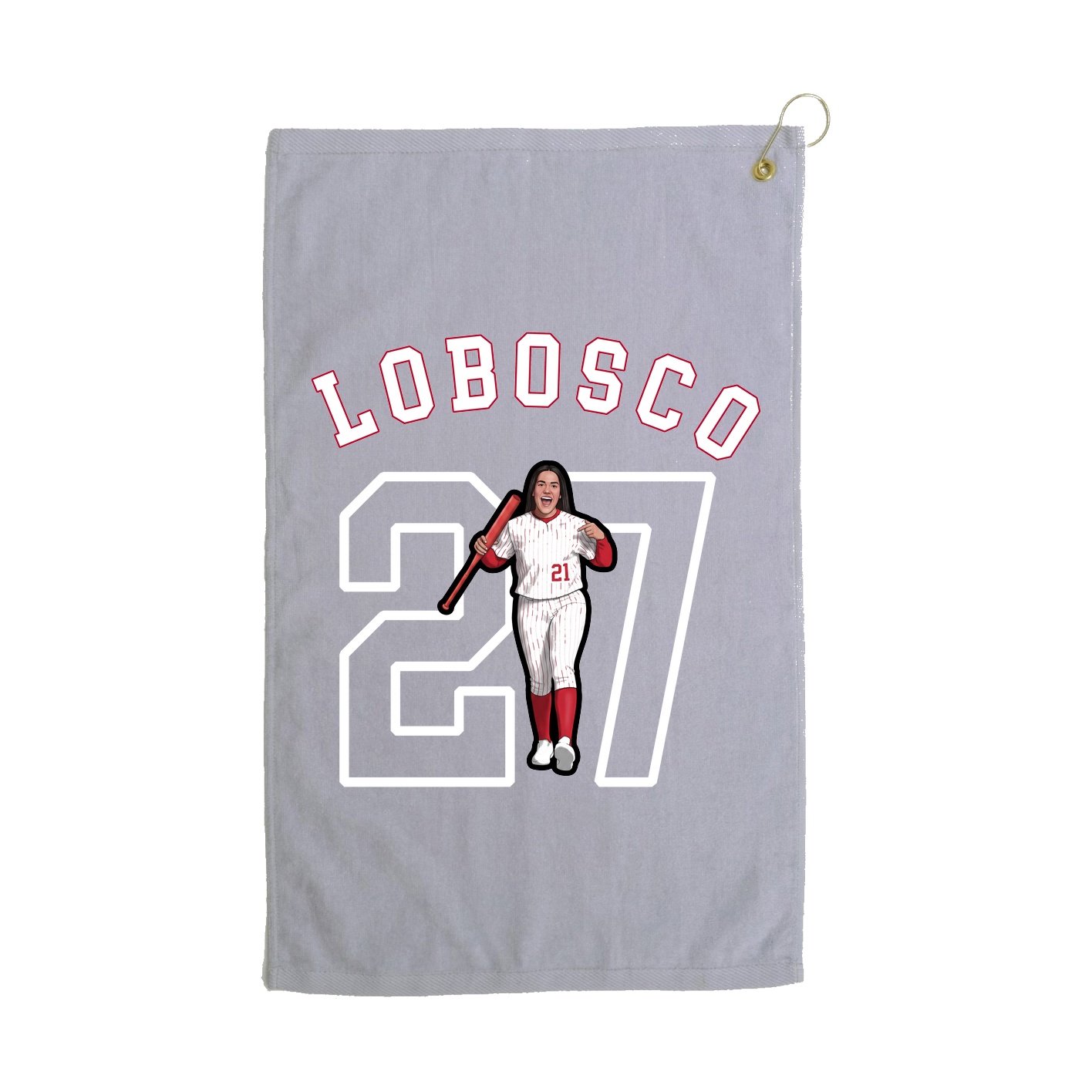 Golf Towel — Shirsey Arch in Grey