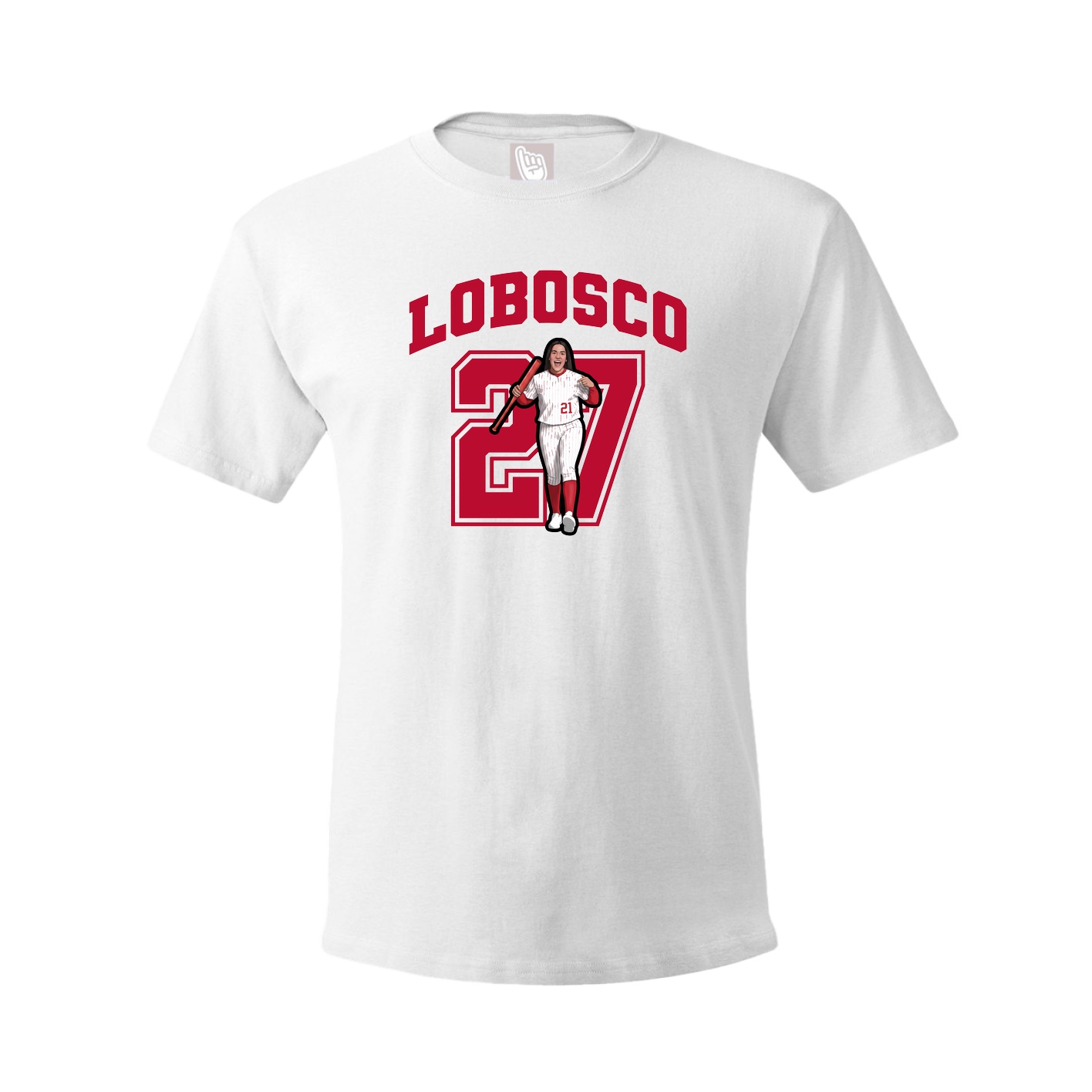 Tee — Number in White