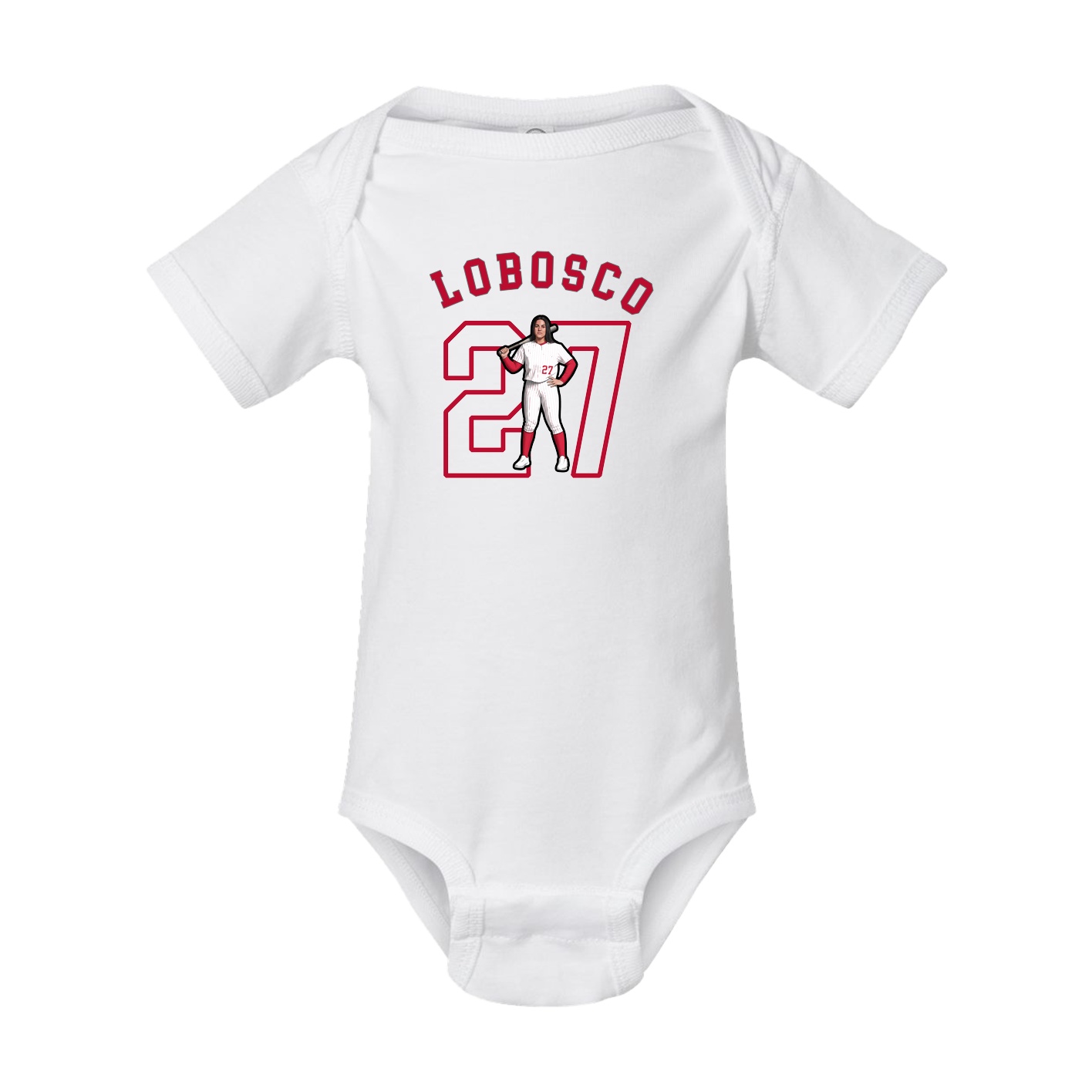 Baby Onesie — Shirsey Arch in White
