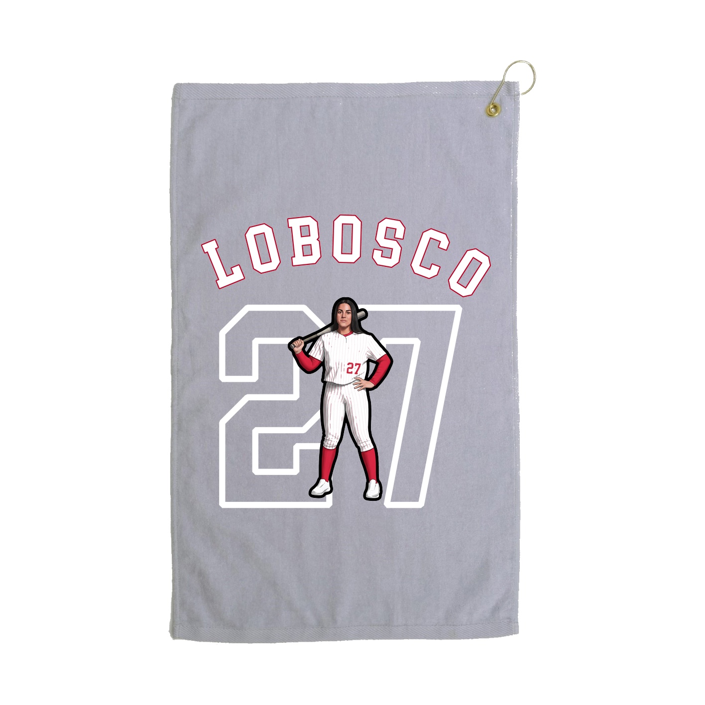 Golf Towel — Shirsey Arch in Grey