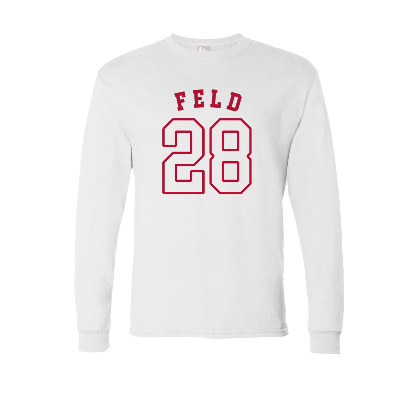 Long Sleeve Tee — Shirsey Arch in White