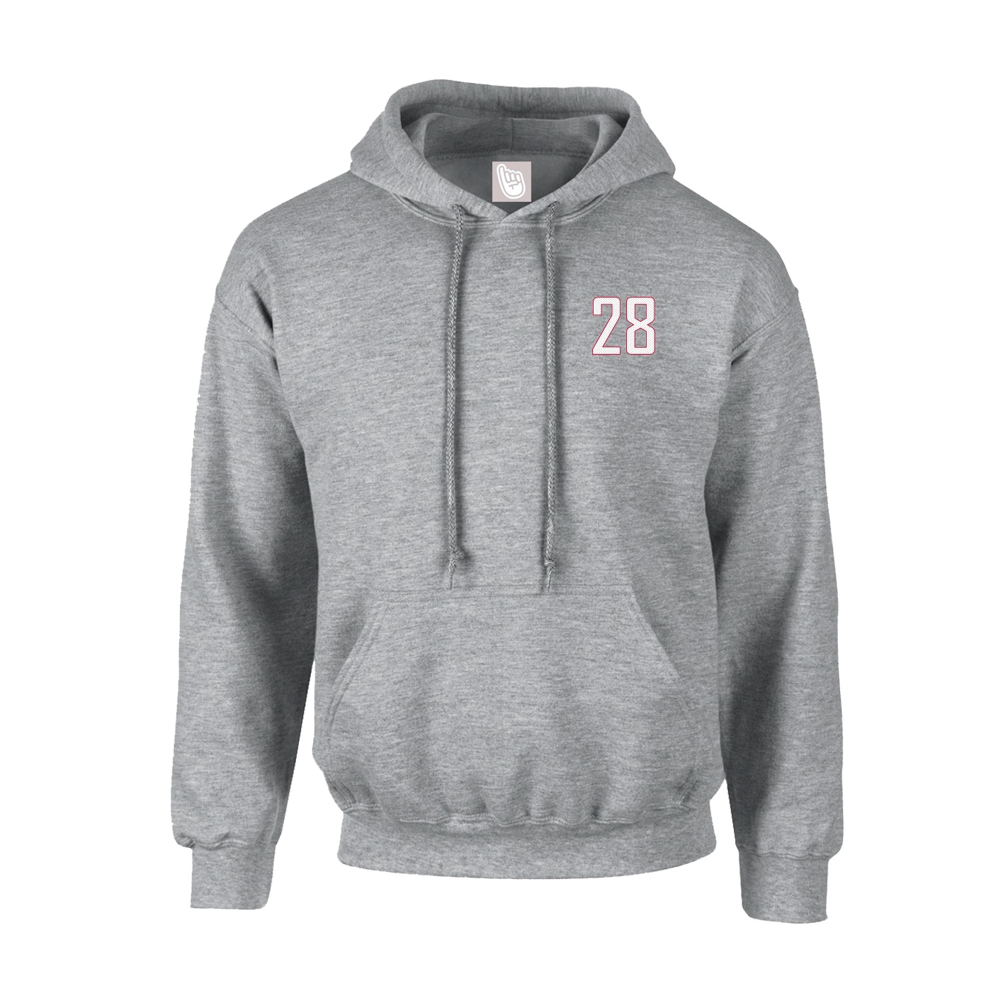 Youth Hoodie — Front Shirsy in Grey