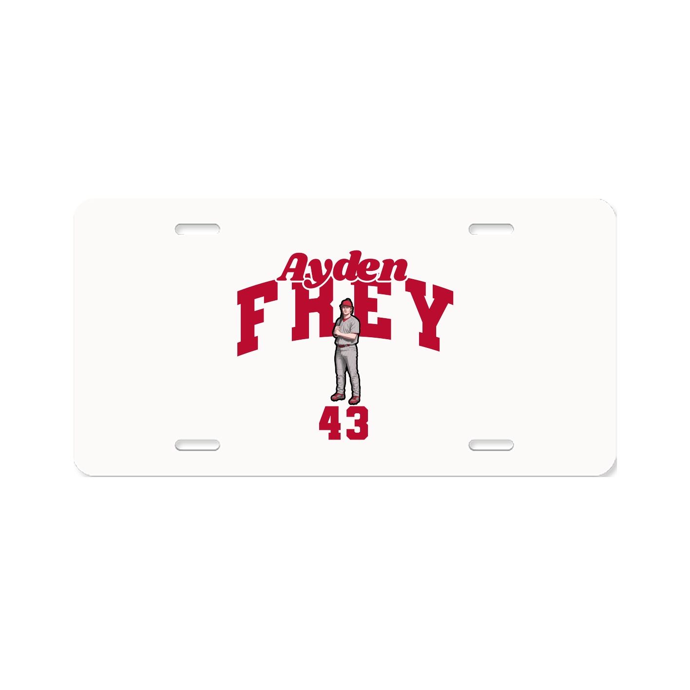 License Plate — Signature Arch in Classic