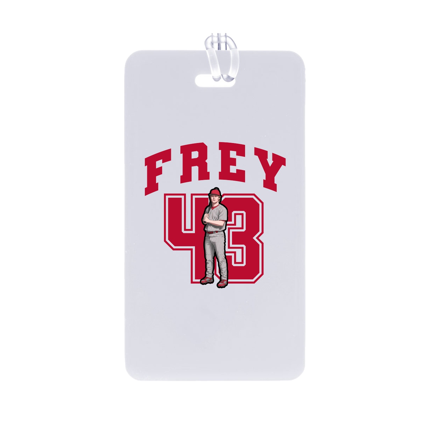 Bag Tag — Number in Classic