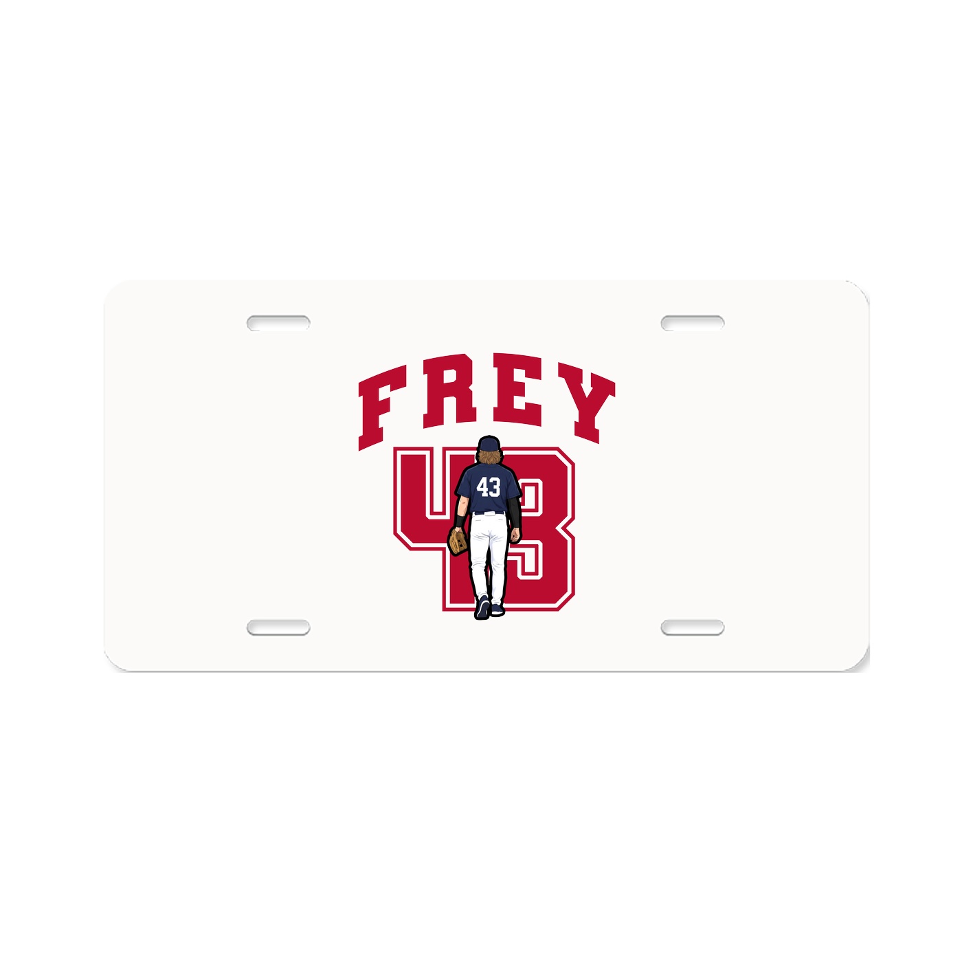 License Plate — Number in Classic
