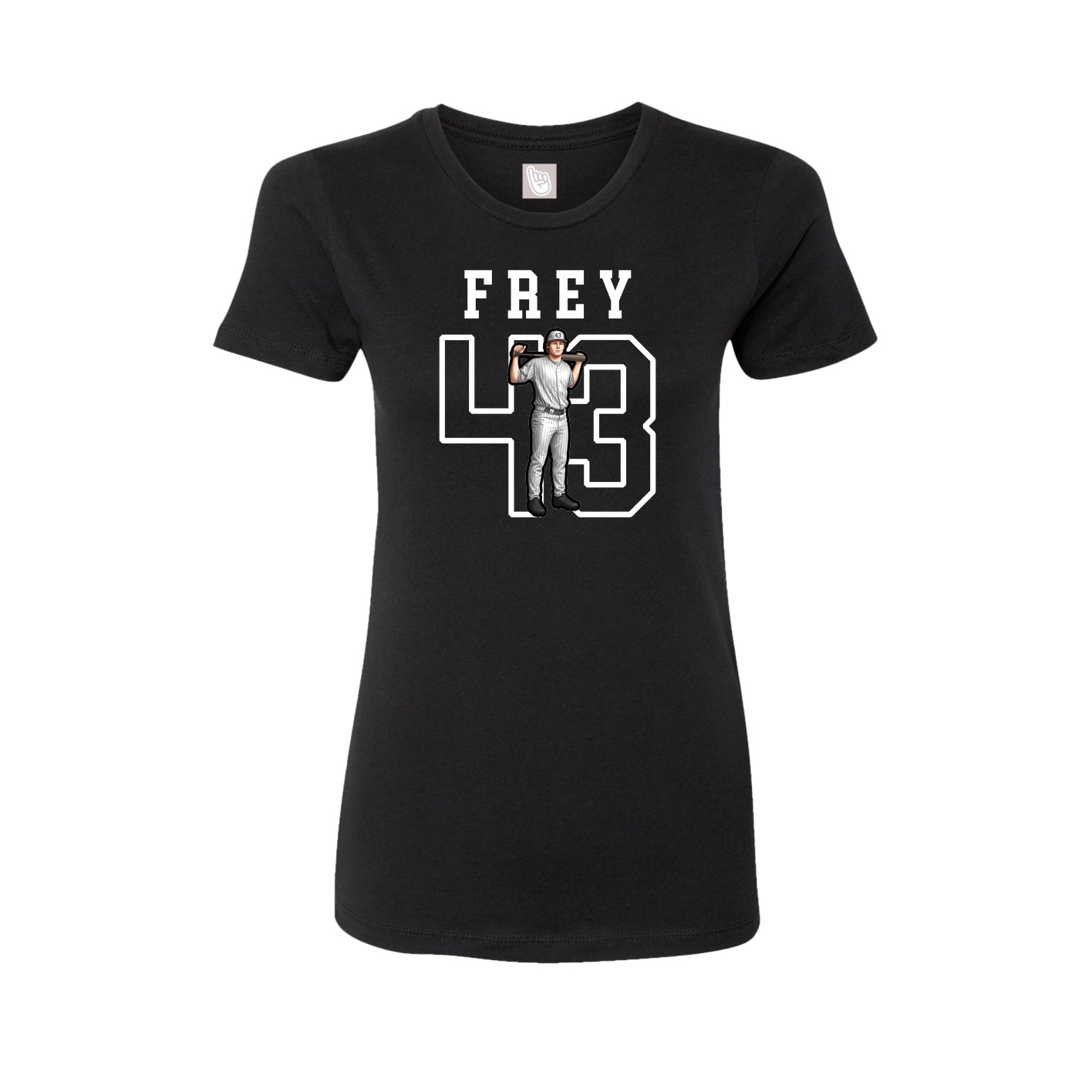 Fitted Women's Tee — Shirsey in Black