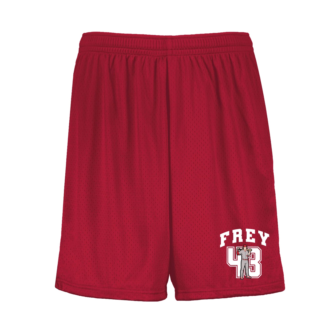 Shorts — Number in Red