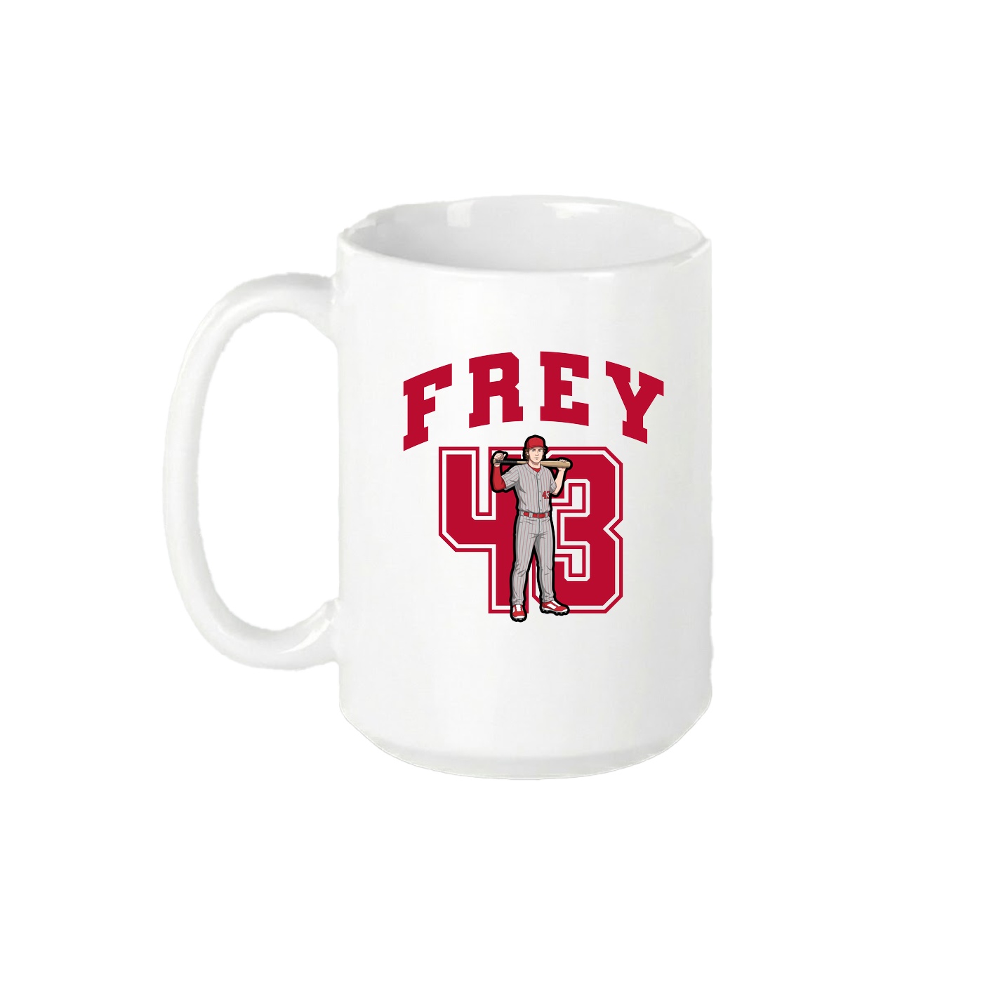15oz Coffee Mug — Number in White