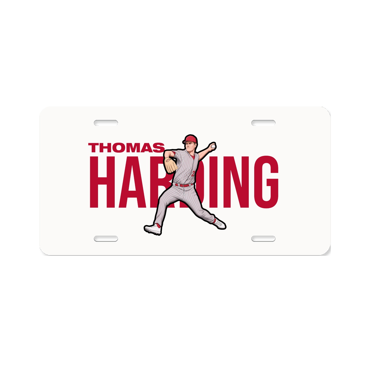 License Plate — Player Name in Classic