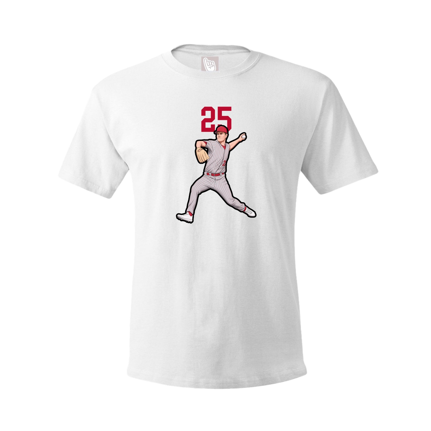 Tee — Number Top in White