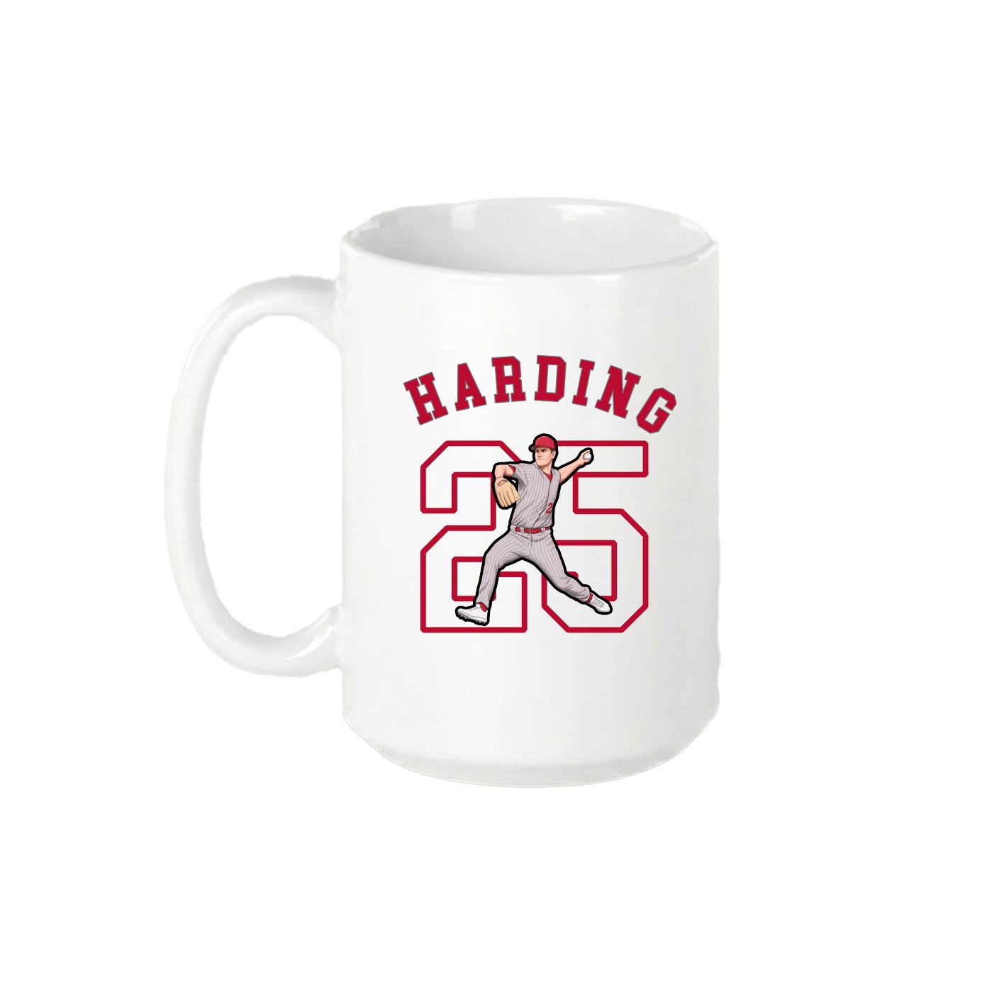 15oz Coffee Mug — Shirsey Arch in White