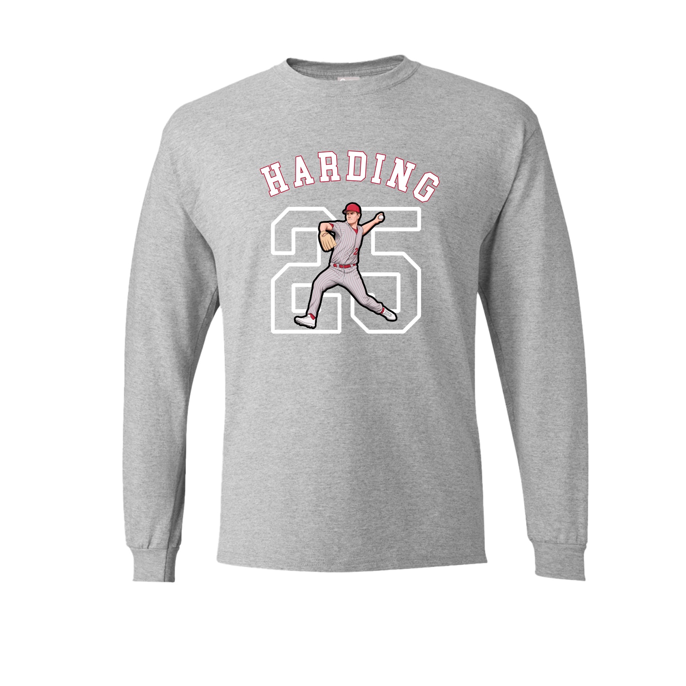 Long Sleeve Tee — Shirsey Arch in Grey