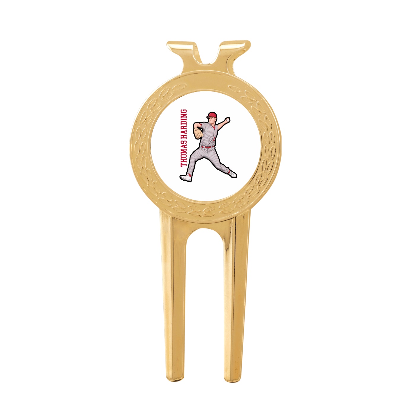 Divot Tool with Ball Marker — Name Vertical in Classic