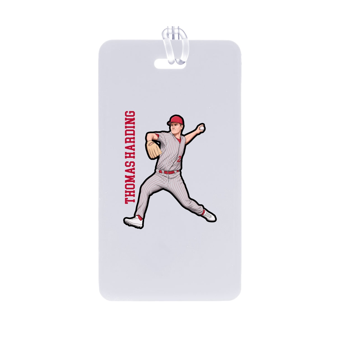 Bag Tag — Name Vertical in Classic
