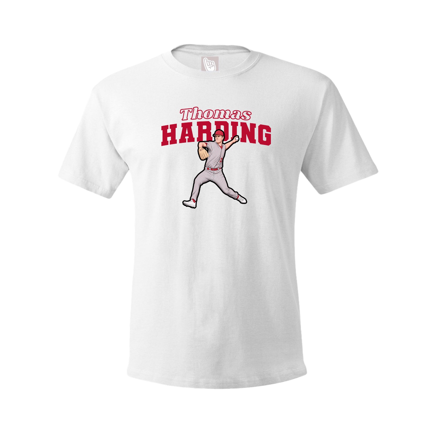 Tee — Name Arch in White