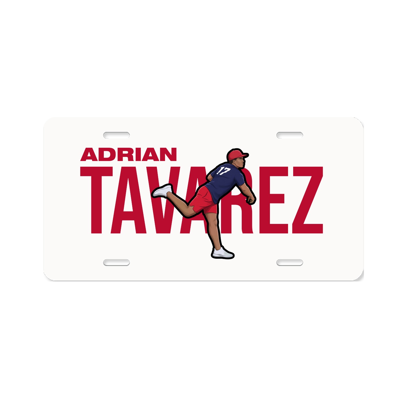 License Plate — Player Name in Classic