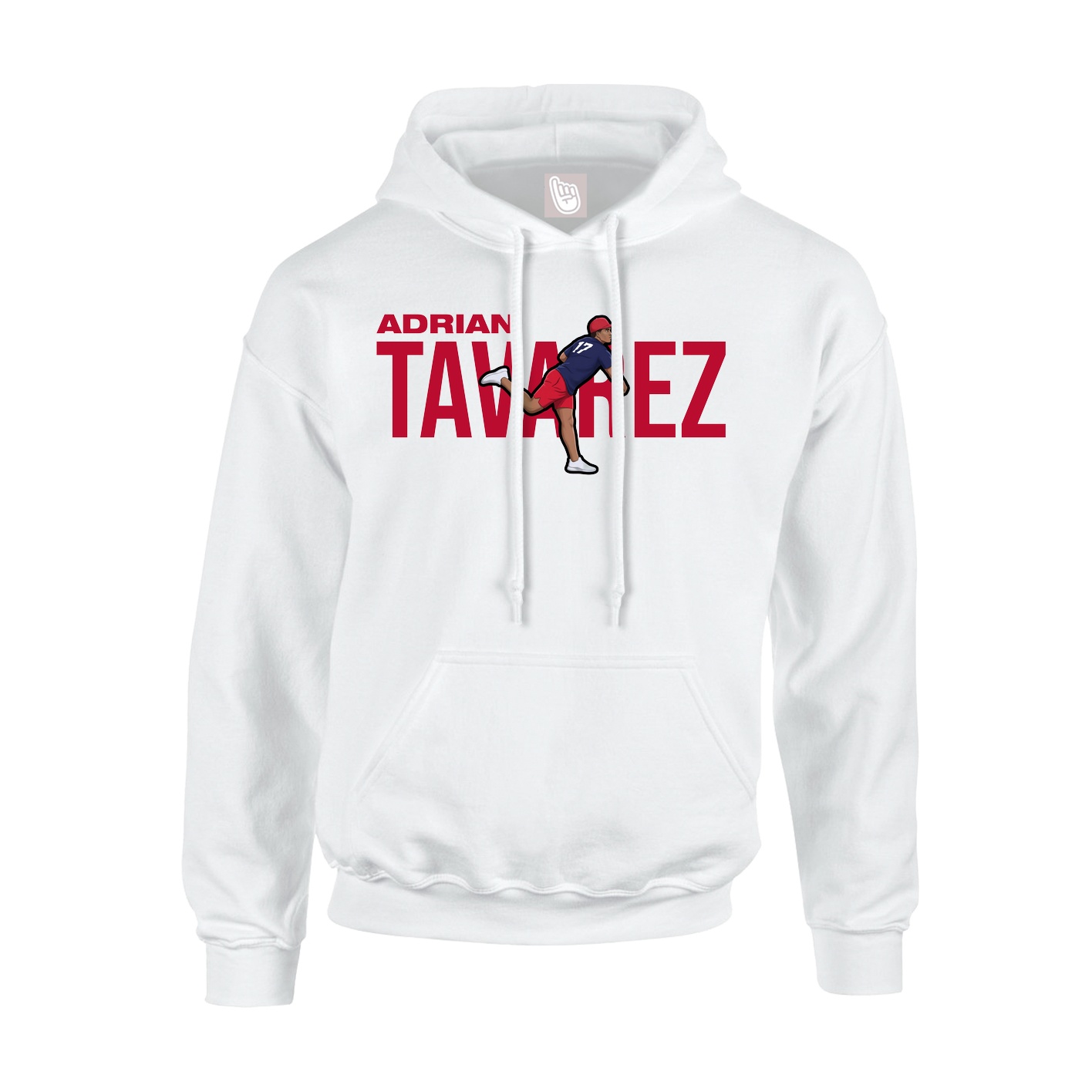Youth Hoodie — Player Name in White