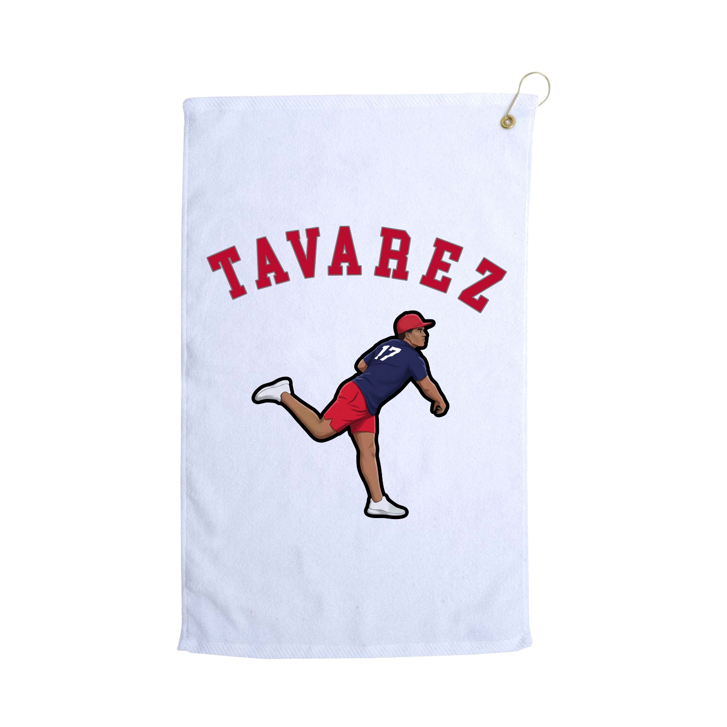 Golf Towel — Shirsey Arch in White