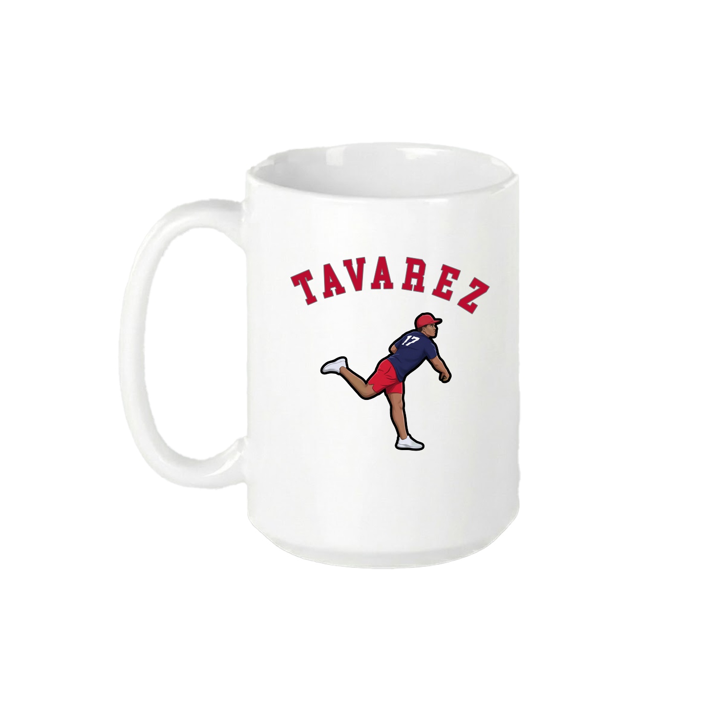 15oz Coffee Mug — Shirsey Arch in White