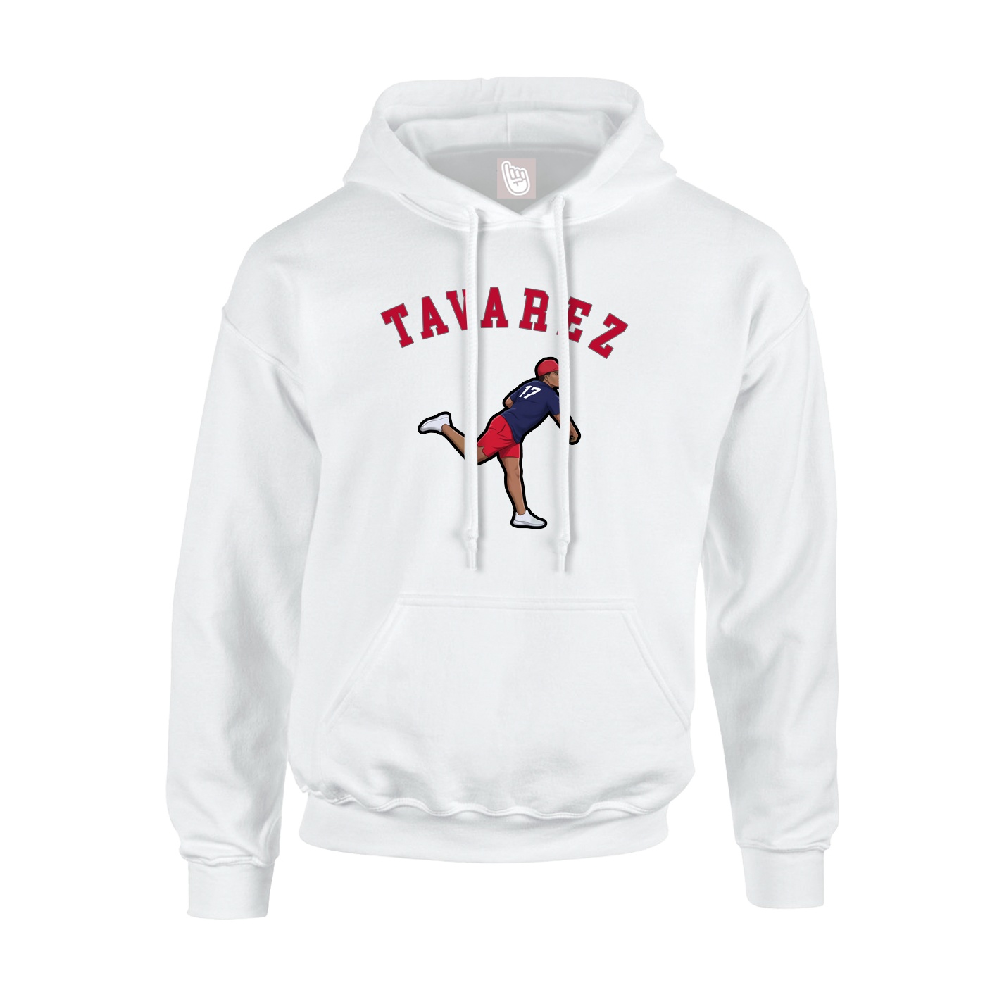 Youth Hoodie — Shirsey Arch in White