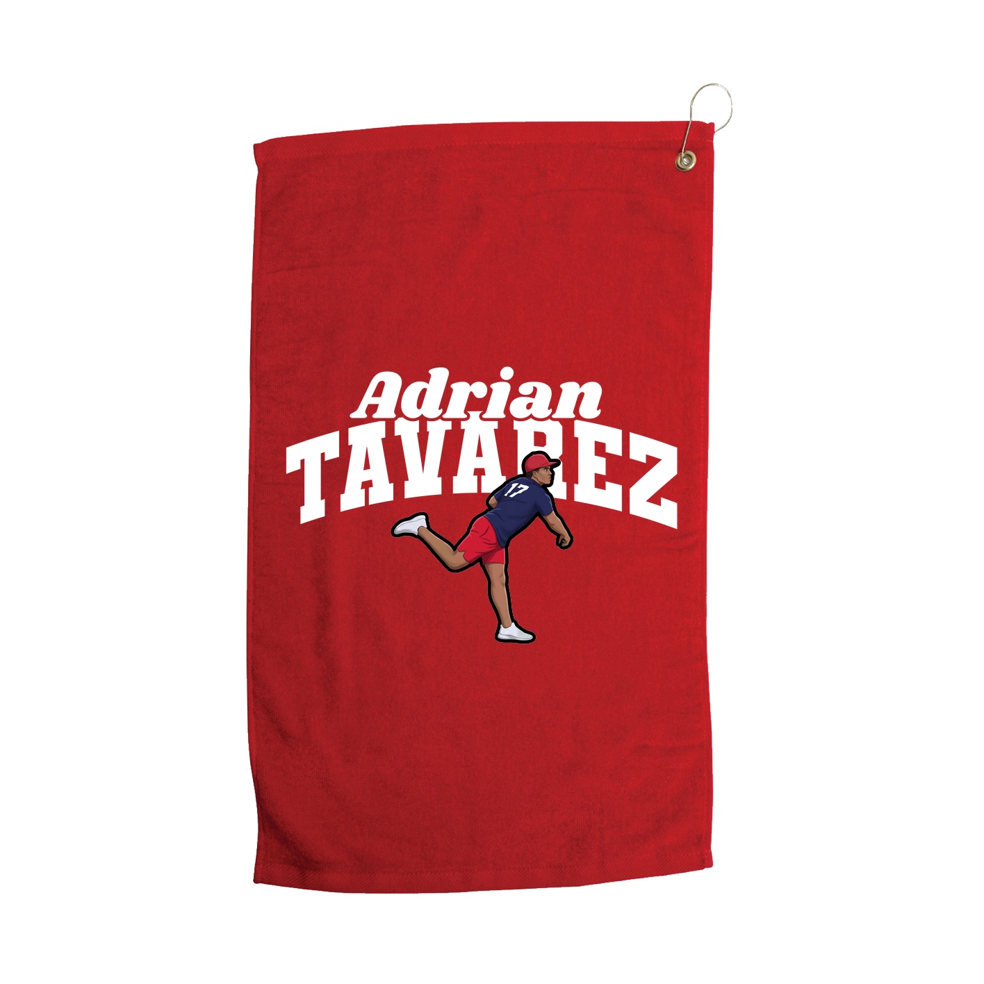 Golf Towel — Signature Arch in Red