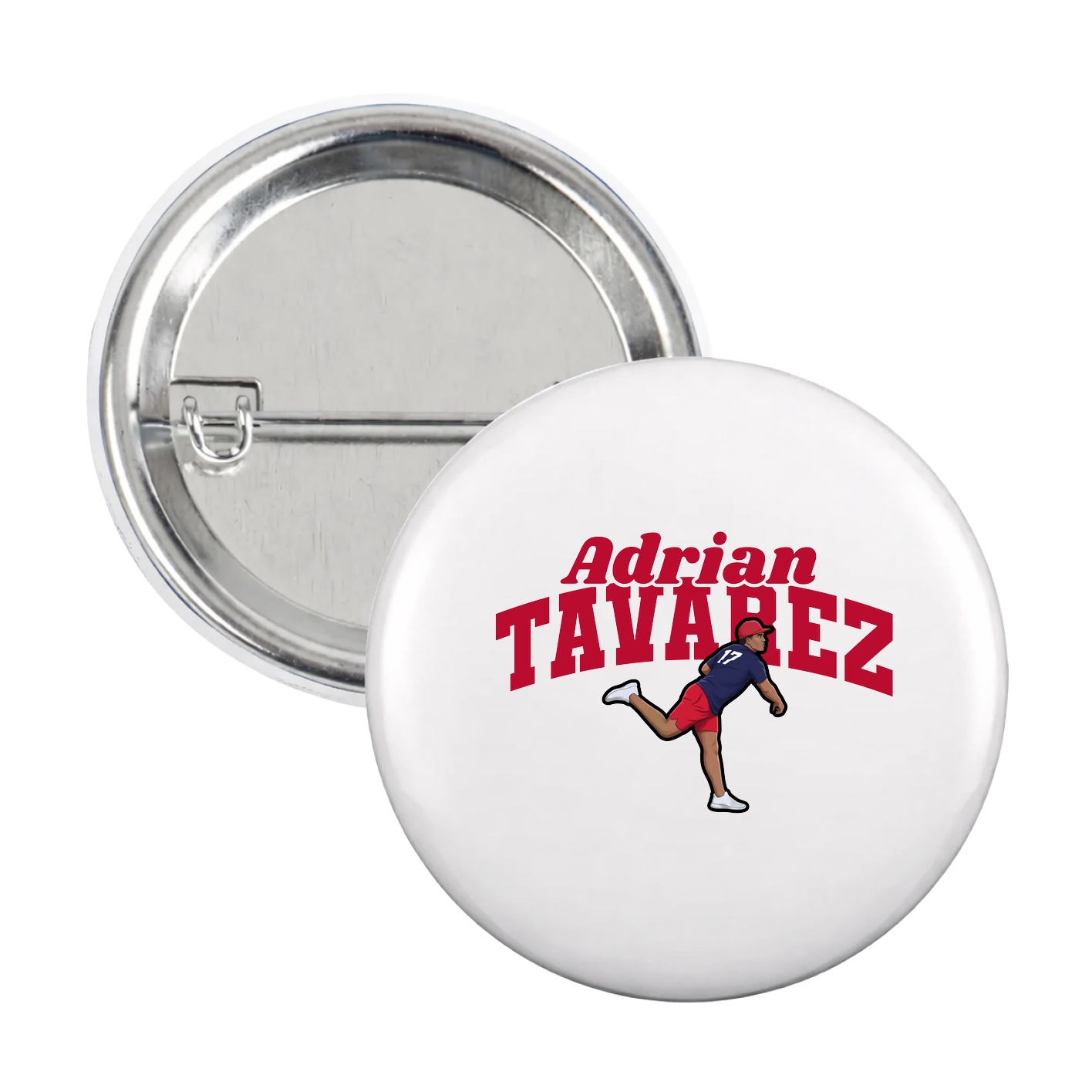 Game Day Button — Signature Arch in White