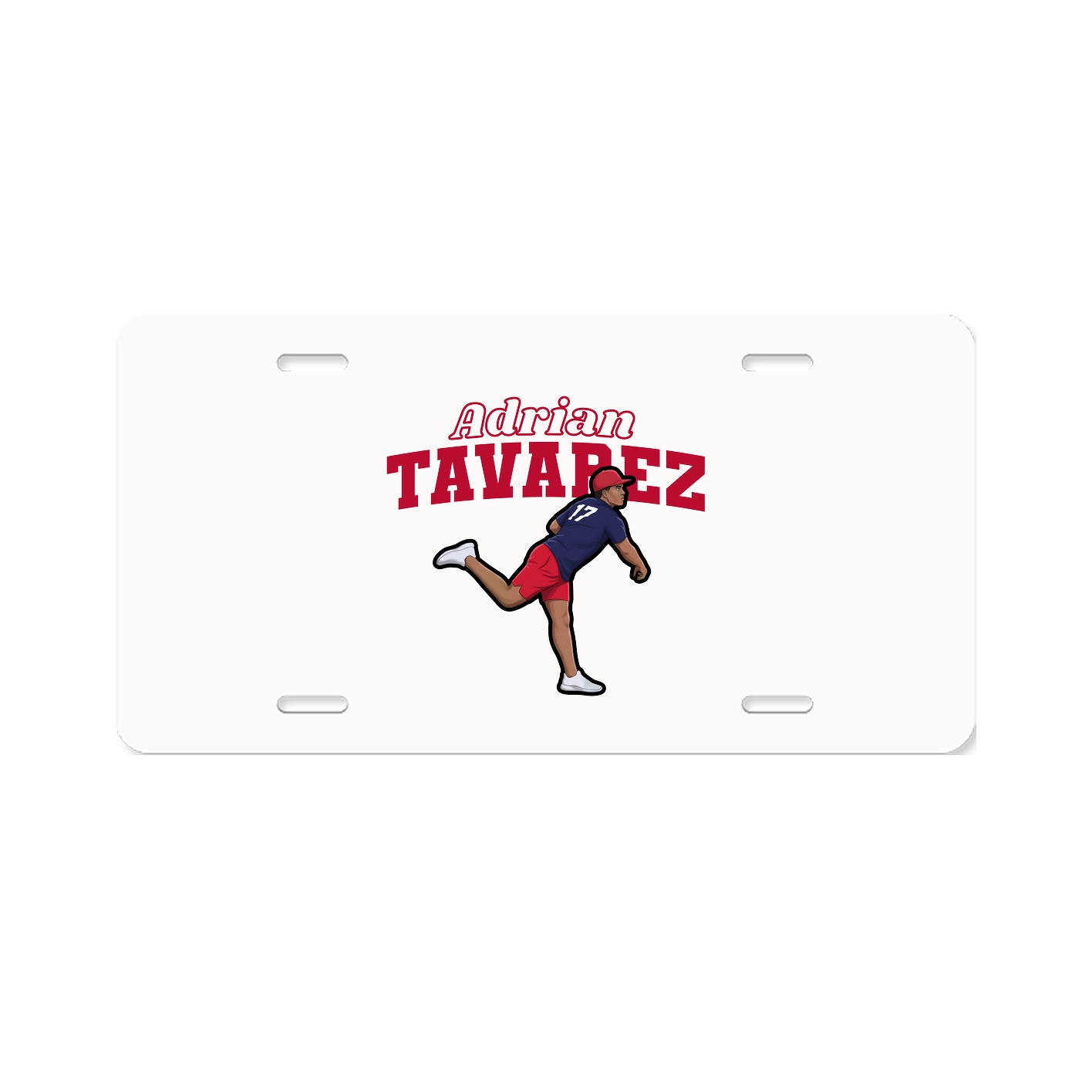 License Plate — Name Arch in Classic